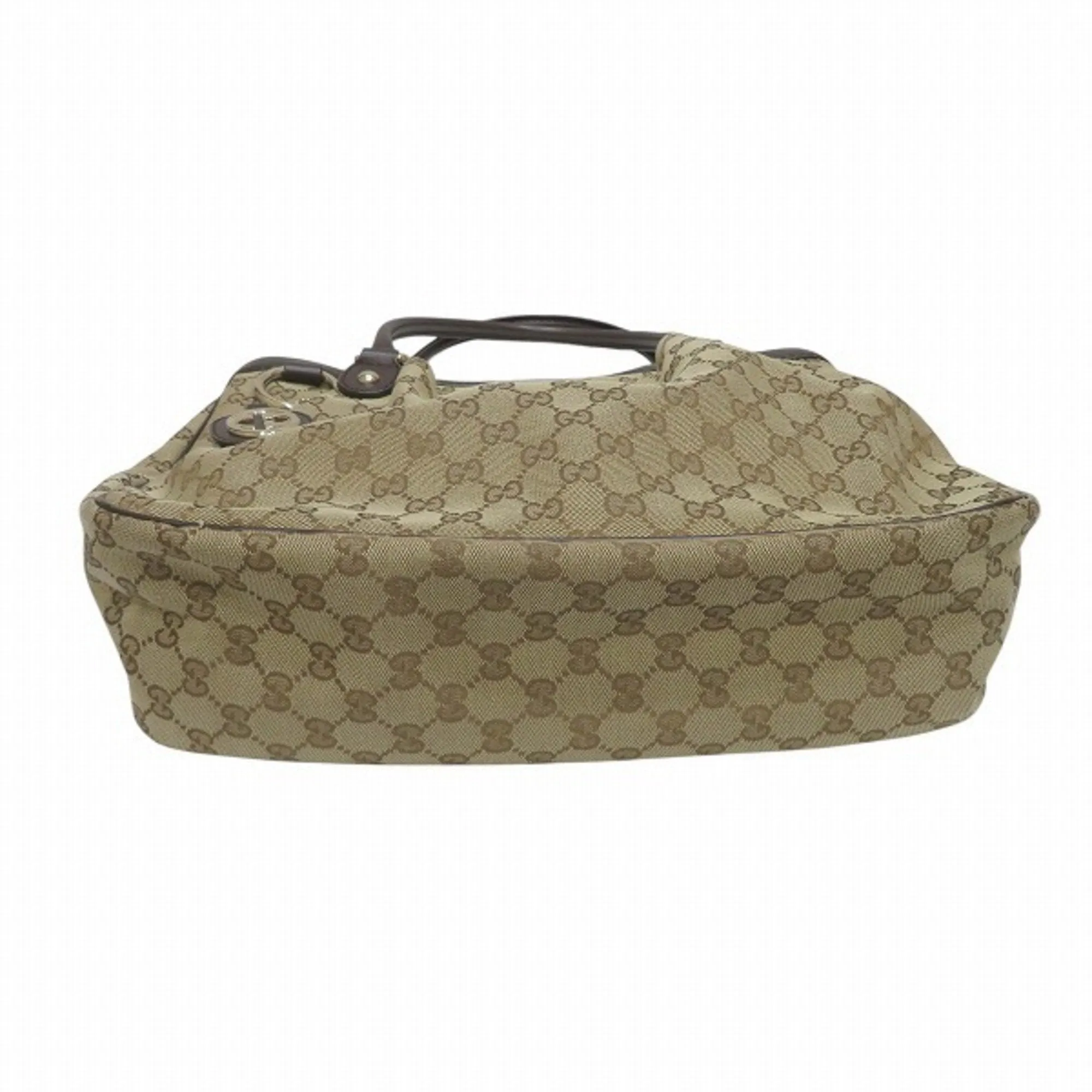 Gucci    Canvas Leather Shoulder Bag Tote Bag (Pre-Owned)