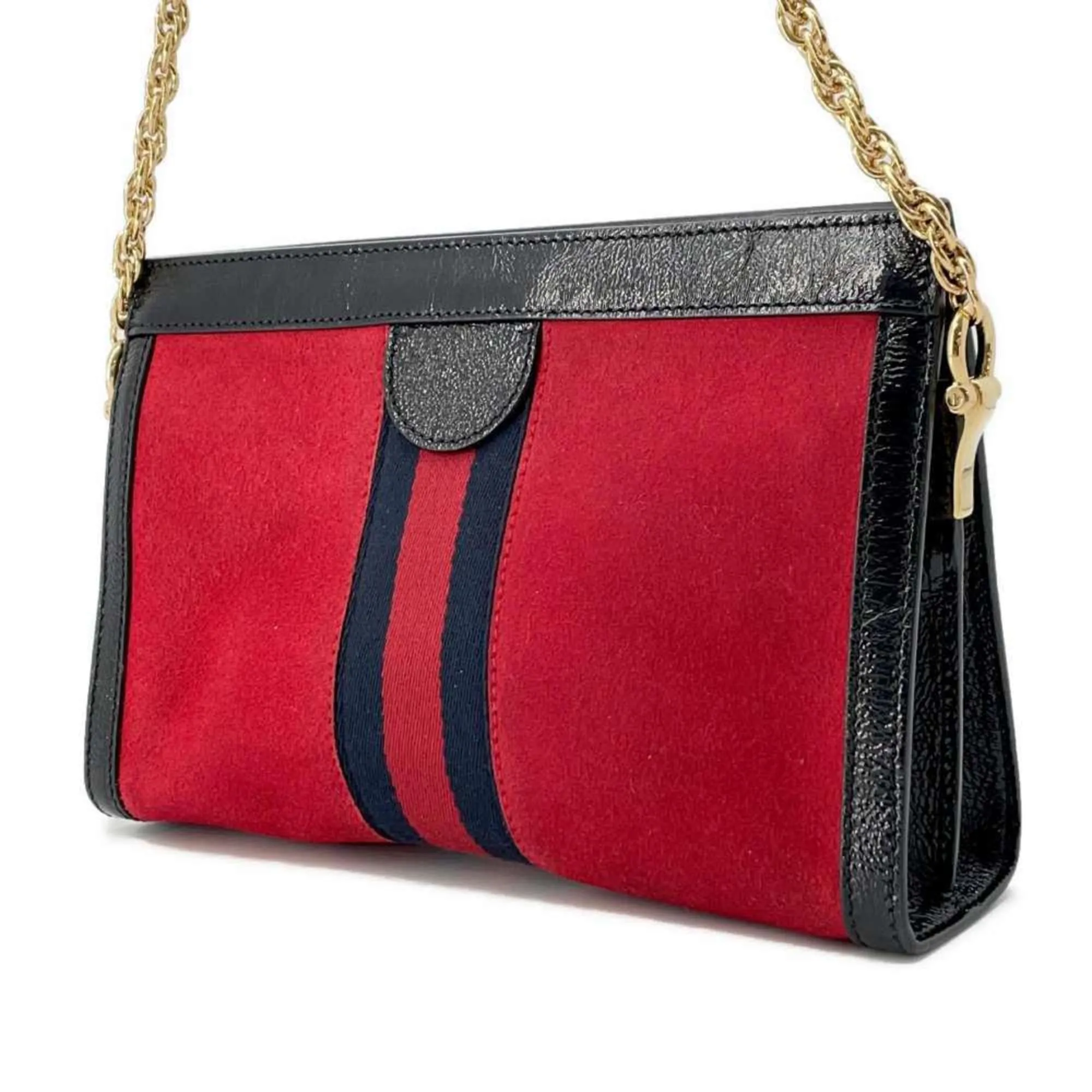 Gucci   Color Suede Pvc Shoulder Bag (Pre-Owned)