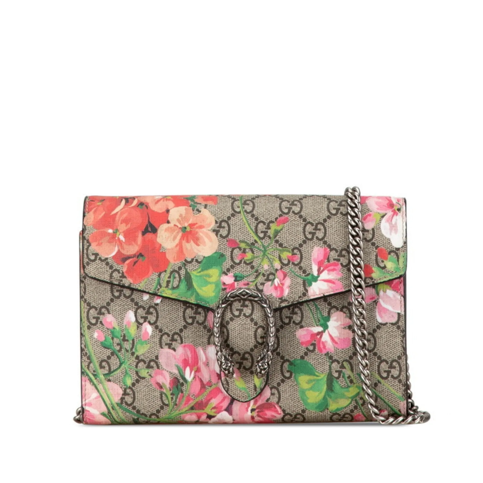 Gucci Gg Blooms  Pvc Leather Shoulder Bag (Pre-Owned)