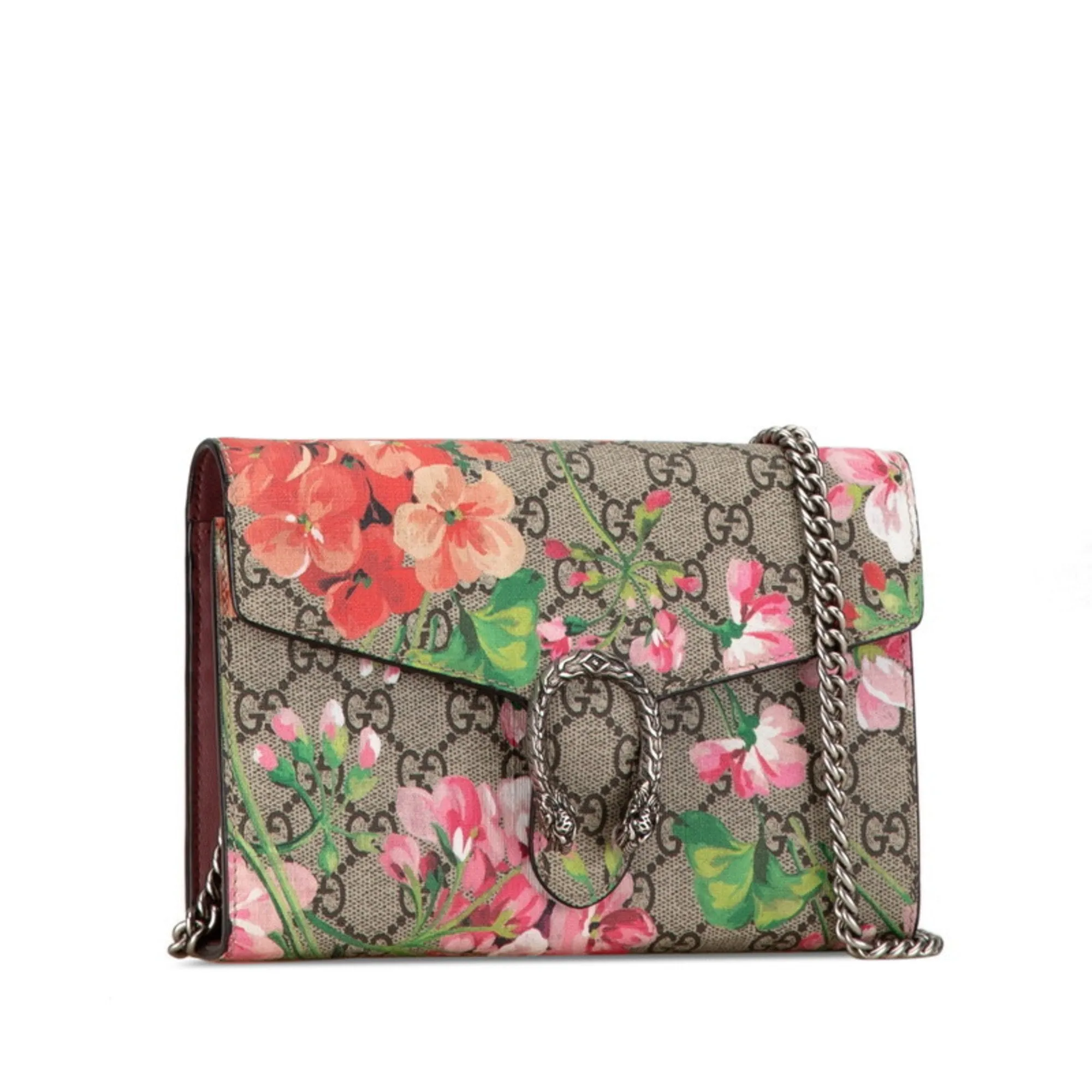 Gucci Gg Blooms  Pvc Leather Shoulder Bag (Pre-Owned)