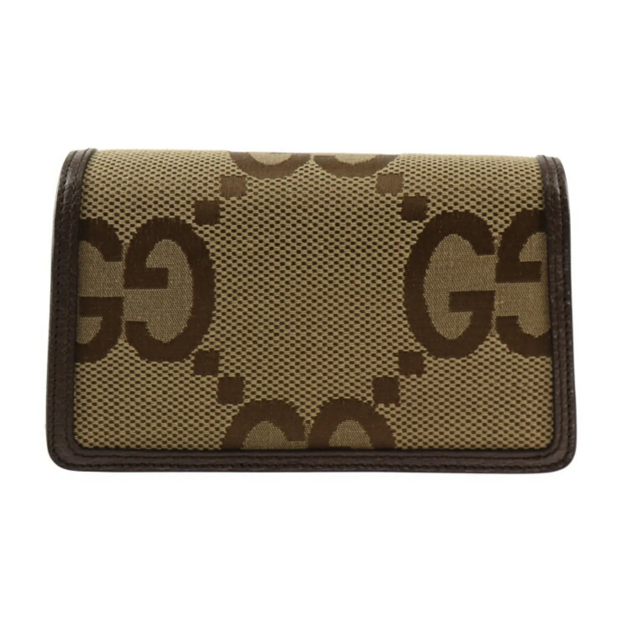 Gucci Gg Canvas  Gg Canvas Leather Pochette Shoulder Bag (Pre-Owned)