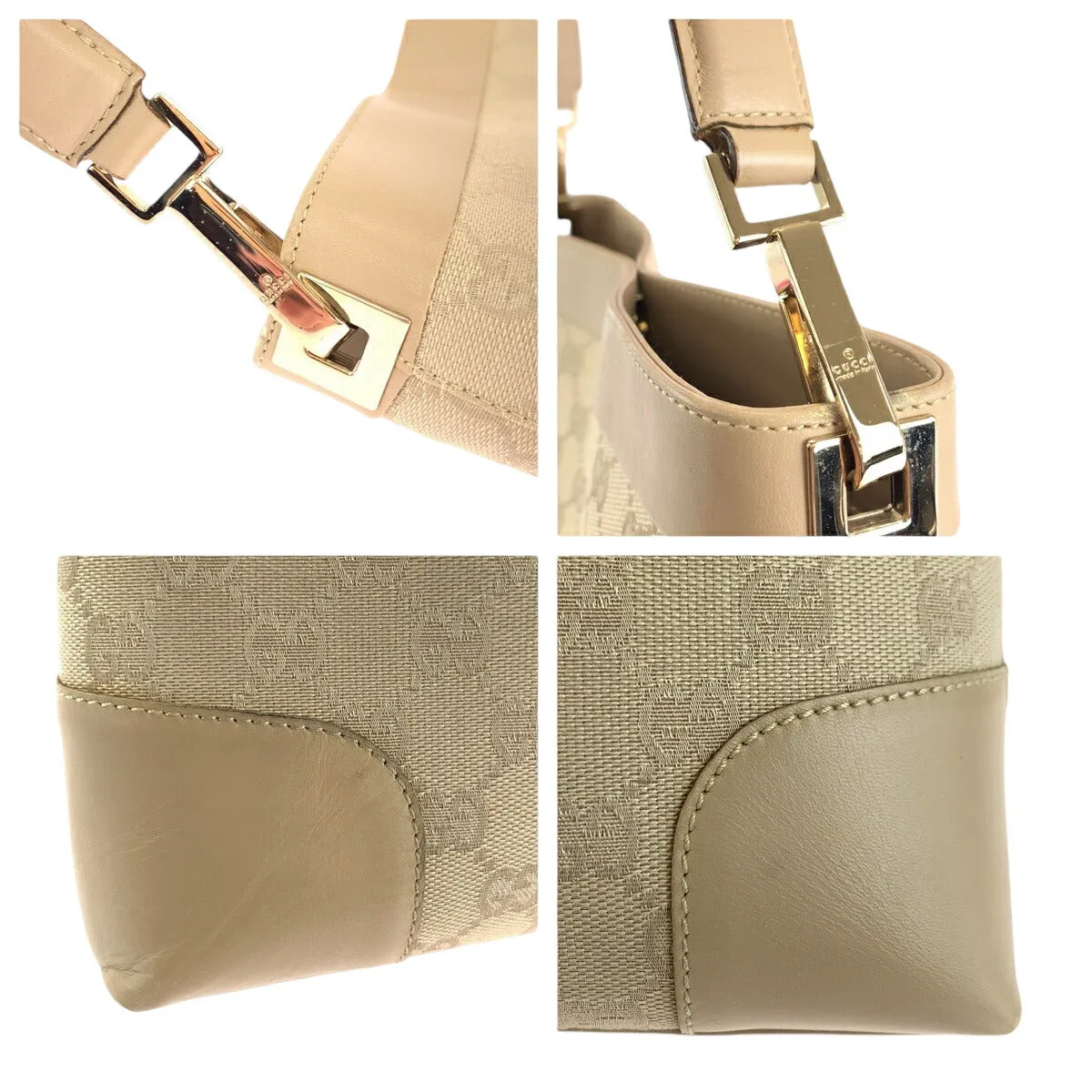 Gucci GG Canvas Hobo Shoulder Bag