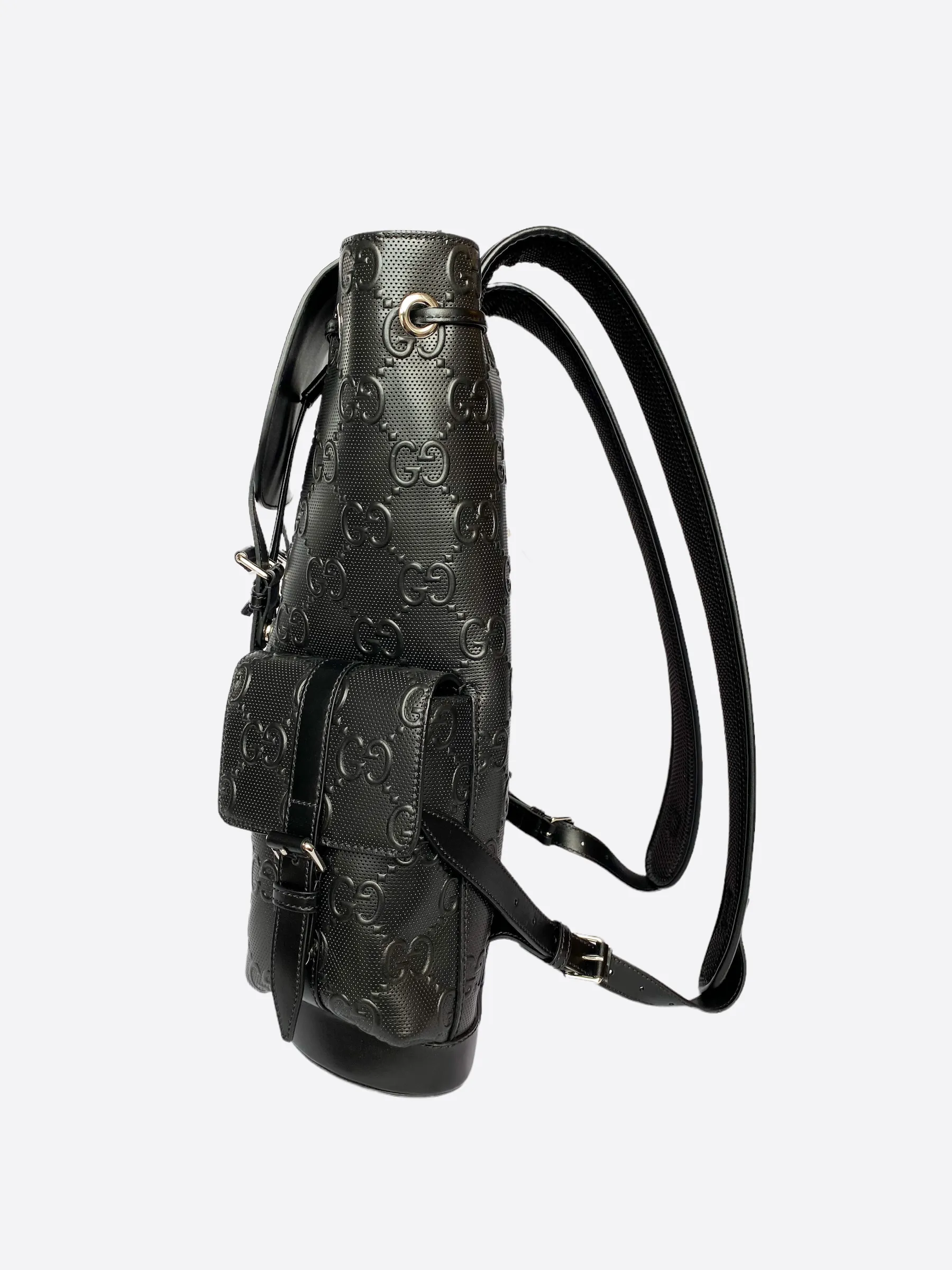 Gucci GG Embossed Leather Backpack