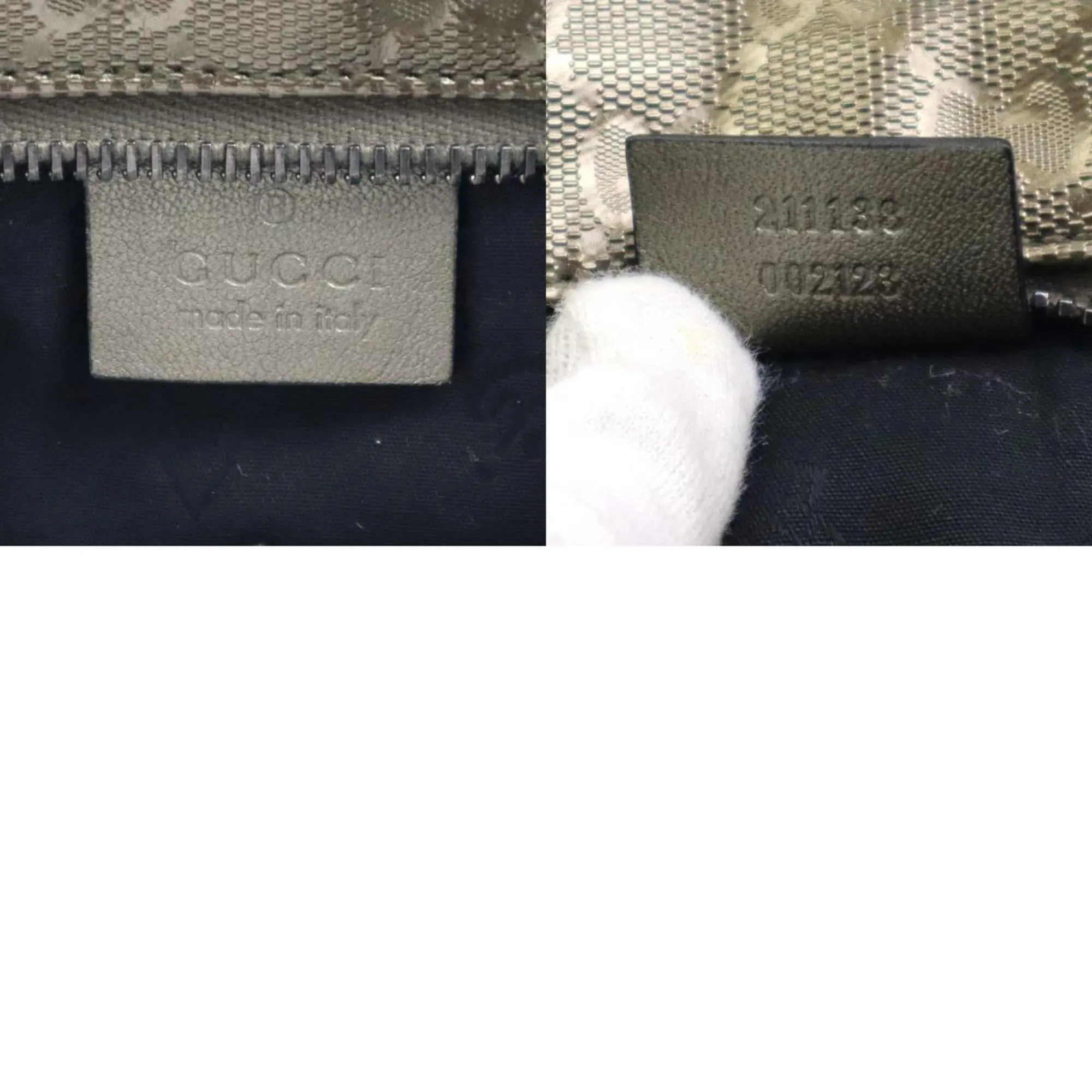 Gucci Gg Imprim?? Pvc Leather Shoulder Bag Tote Bag (Pre-Owned)
