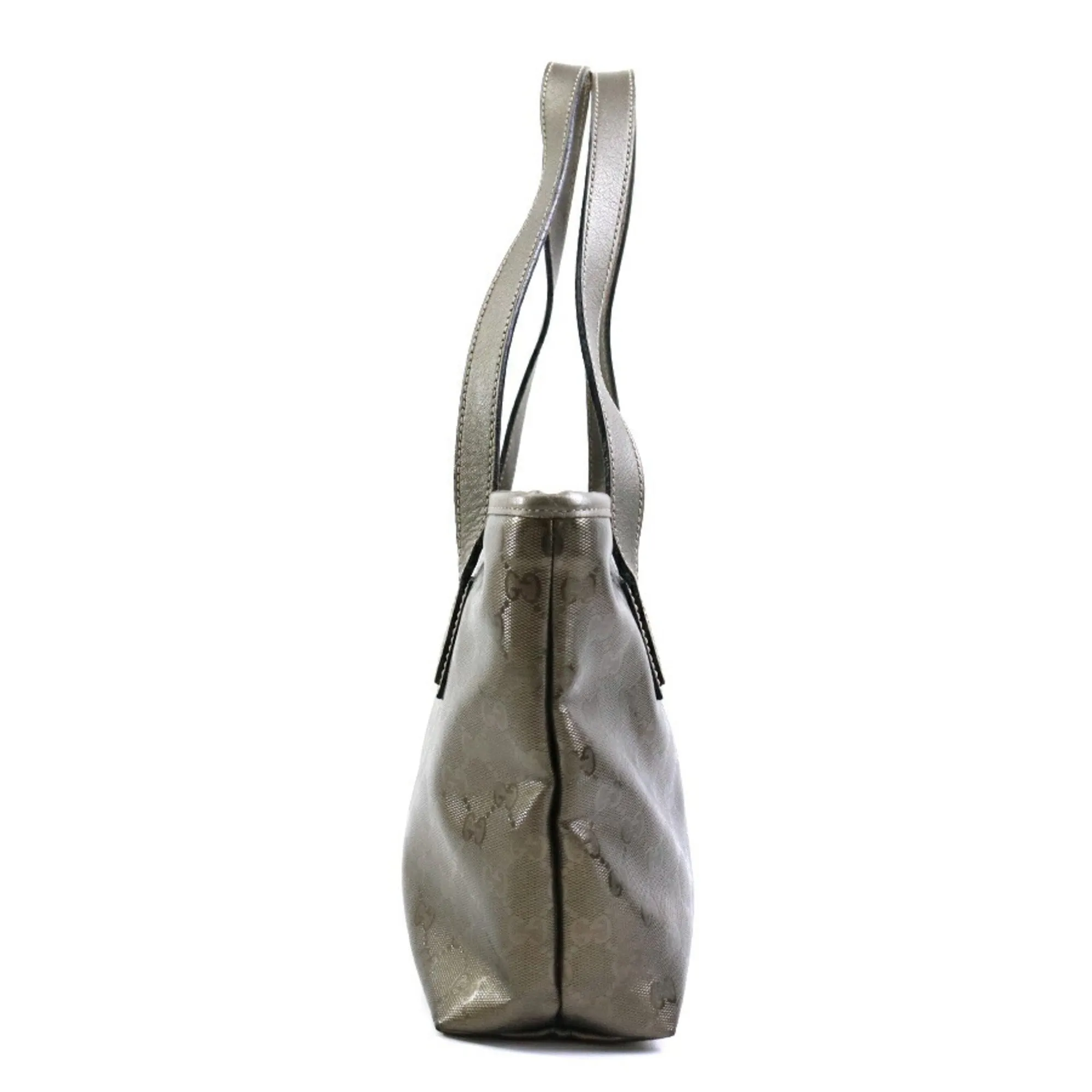 Gucci Gg Imprim?? Pvc Leather Shoulder Bag Tote Bag (Pre-Owned)