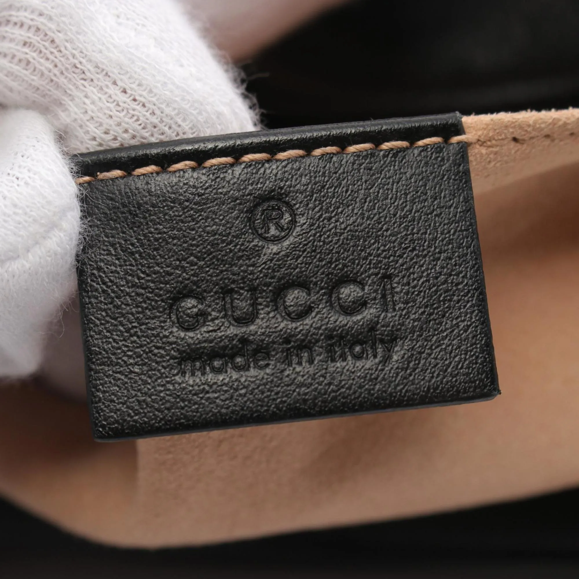 Gucci Gg Marmont  Leather Shoulder Bag (Pre-Owned)
