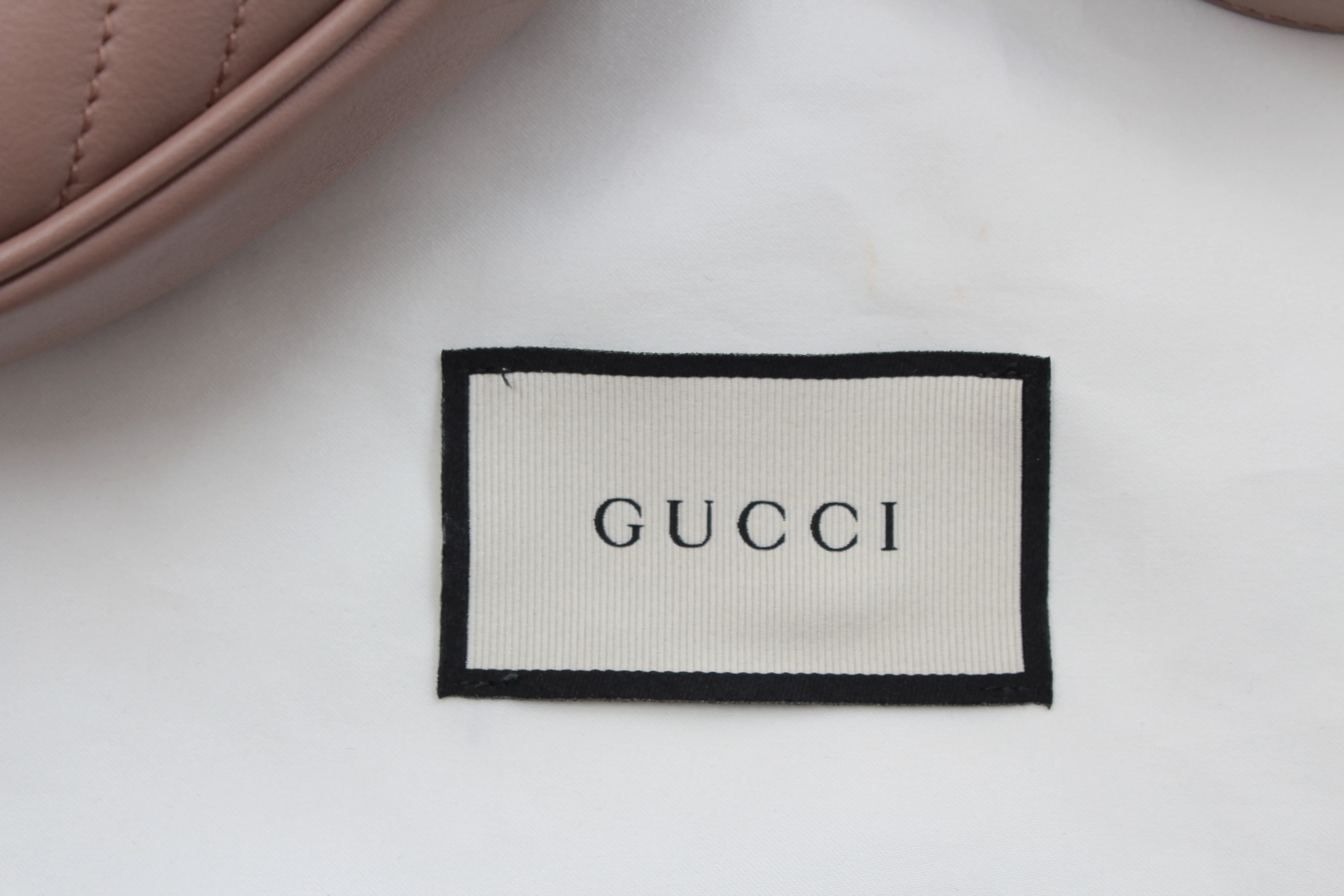Gucci GG Marmont Matelass?? Leather Belt Bag
