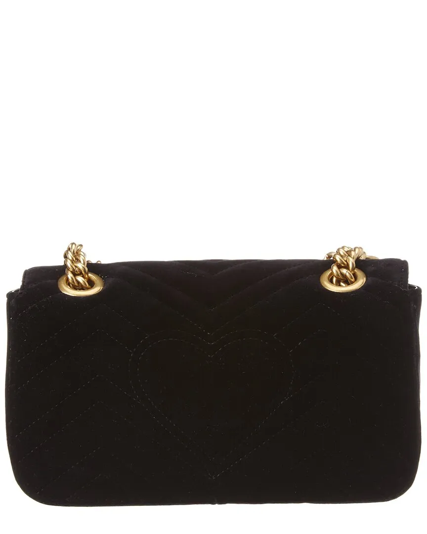 Gucci GG Marmont Mini Velvet Shoulder Bag