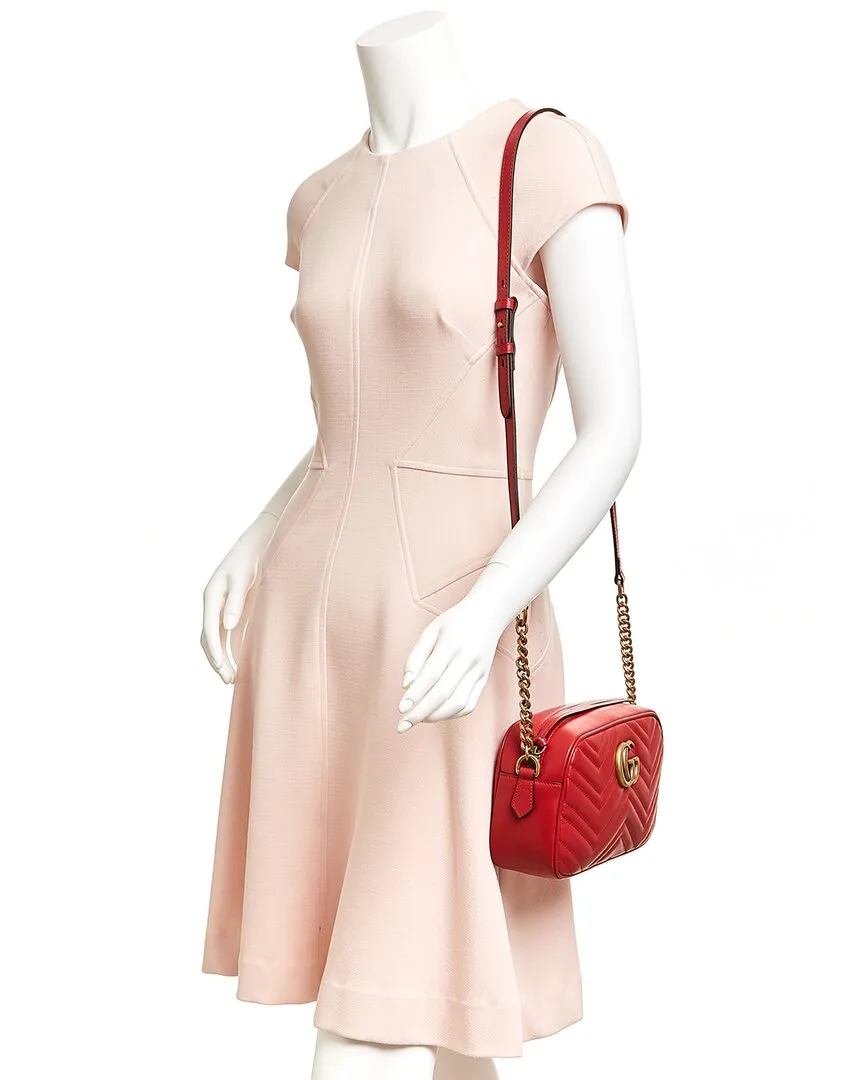 Gucci GG Marmont Small Matelasse Leather Shoulder Bag