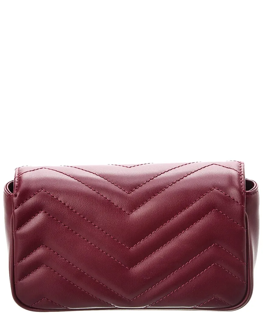 Gucci GG Marmont Super Mini Matelasse Leather Shoulder Bag