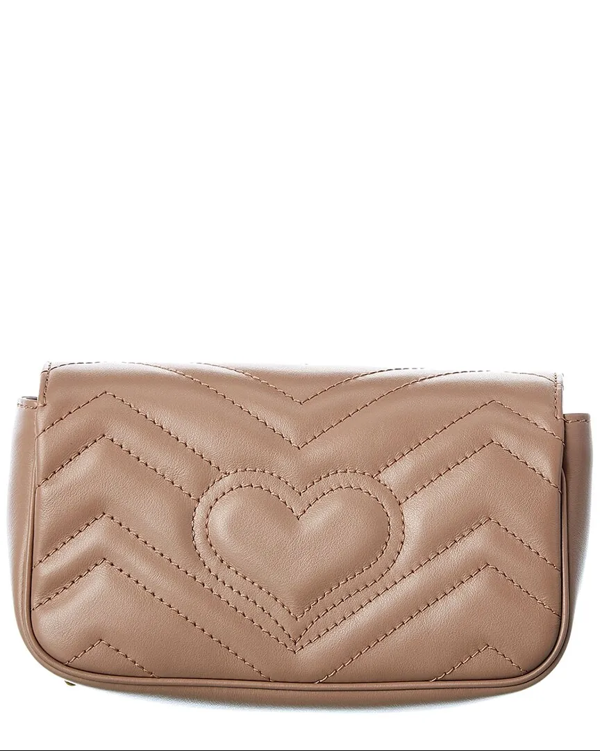 Gucci GG Marmont Super Mini Matelasse Leather Shoulder Bag