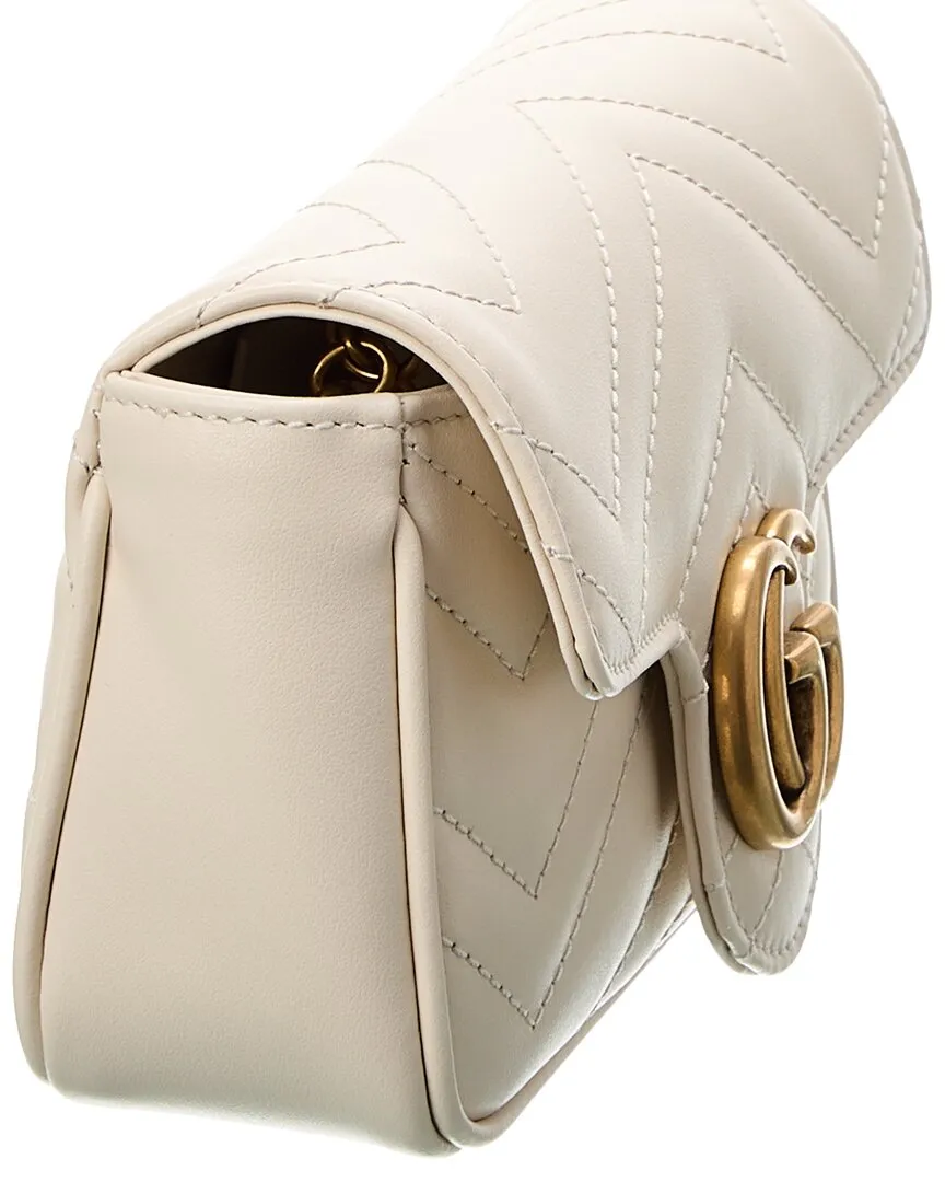 Gucci GG Marmont Super Mini Matelasse Leather Shoulder Bag