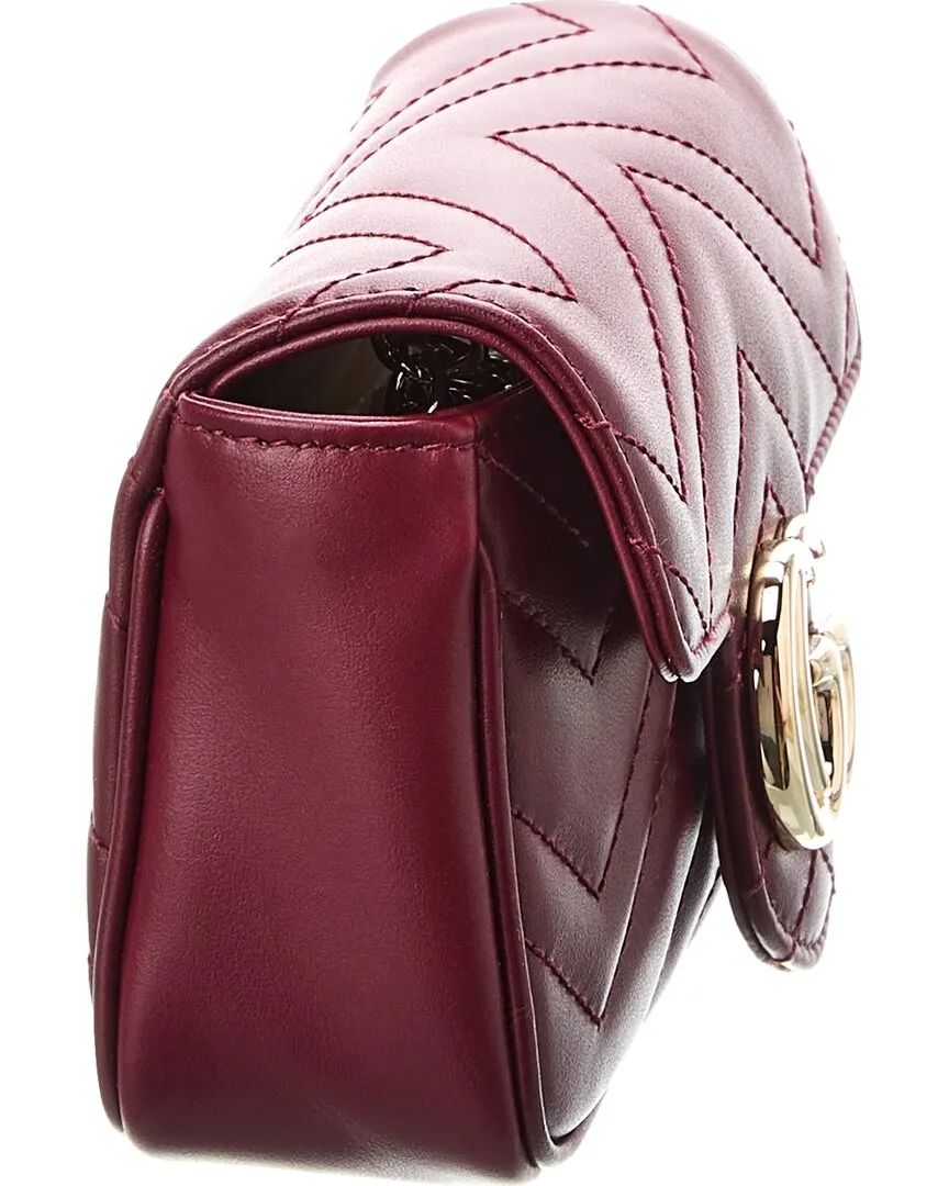 Gucci GG Marmont Super Mini Matelasse Leather Shoulder Bag