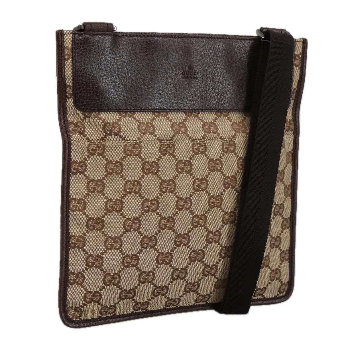 Gucci Gg Supreme  Canvas Shoulder Bag (Pre-Owned)