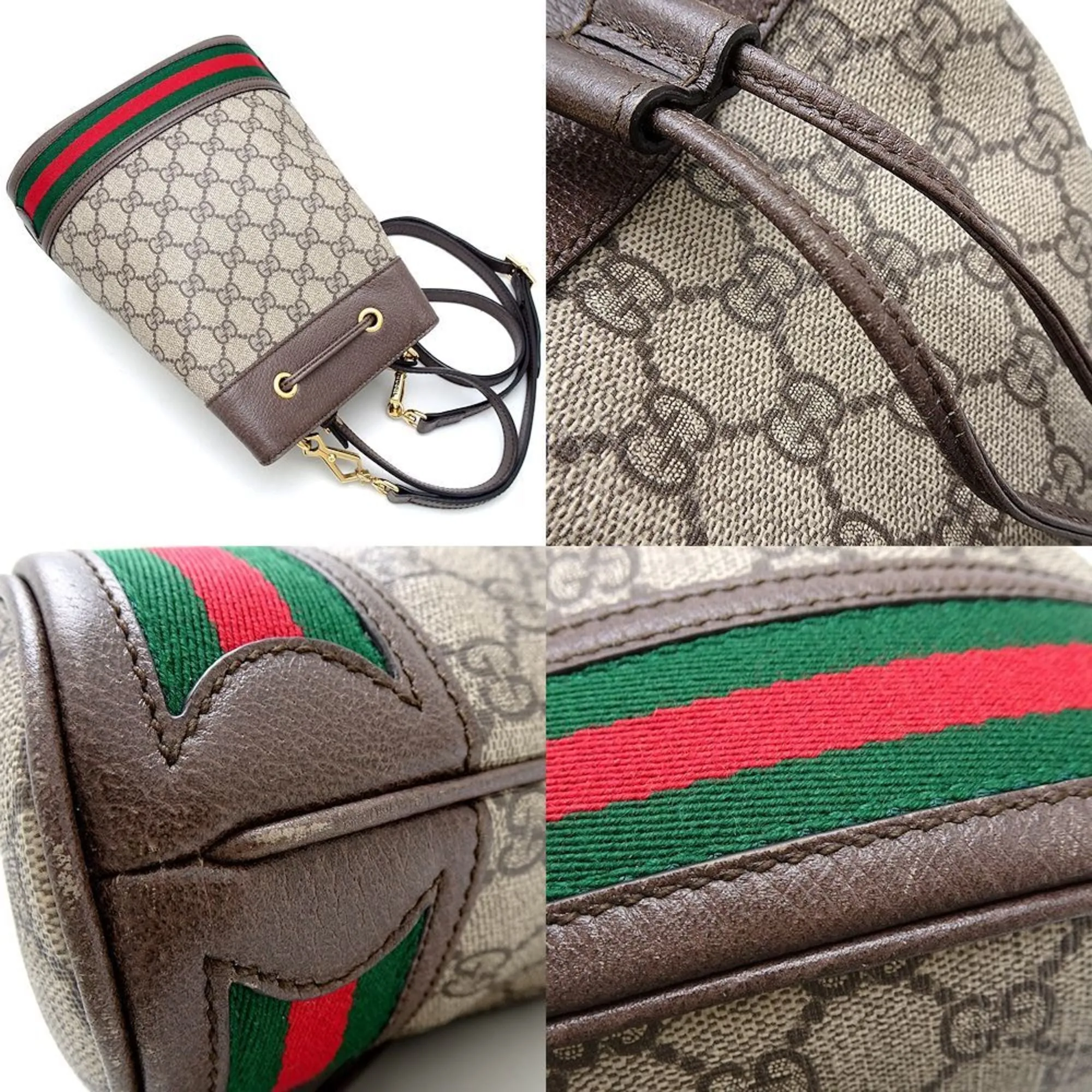Gucci   Gg Supreme Leather Handbag Shoulder Bag (Pre-Owned)