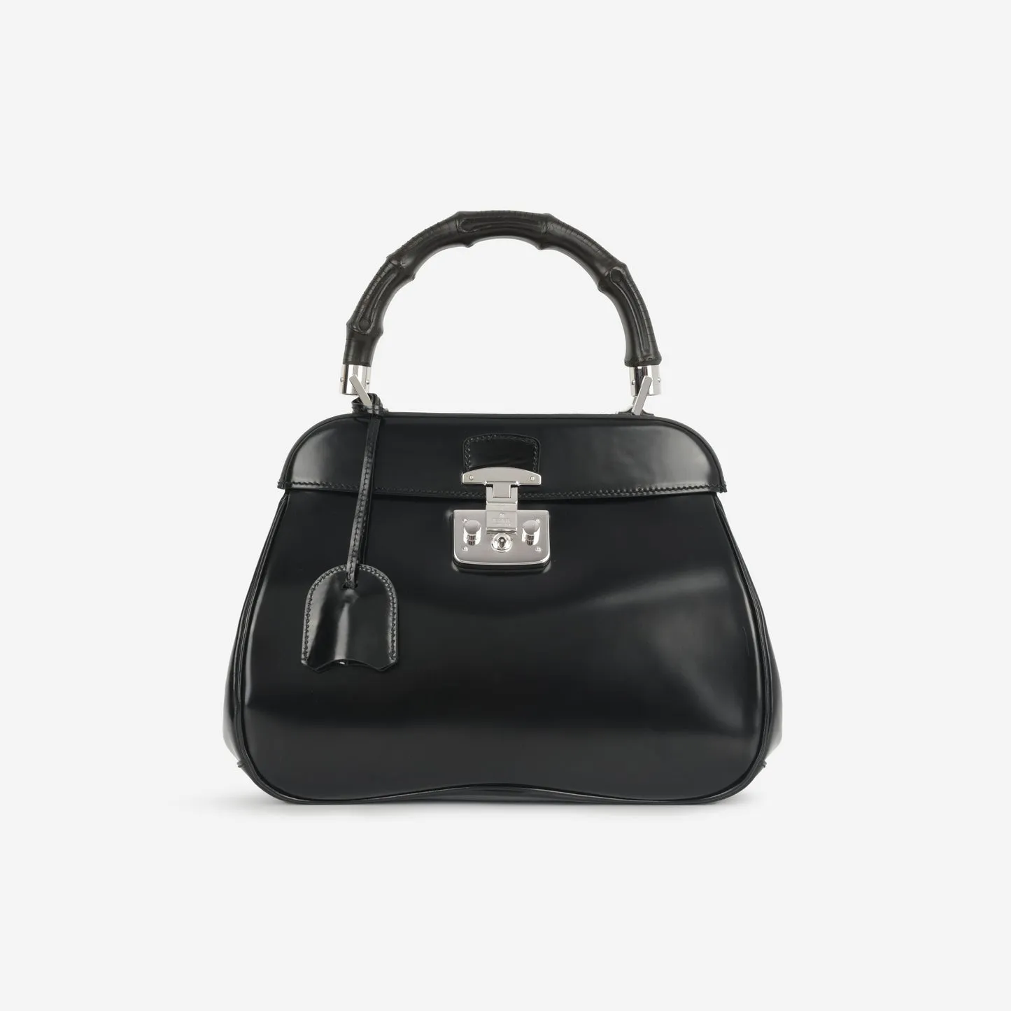 Gucci Gucci - Lady Lock Top Handle - Black Calfskin SHW - Pre-Loved handbags bulk sale