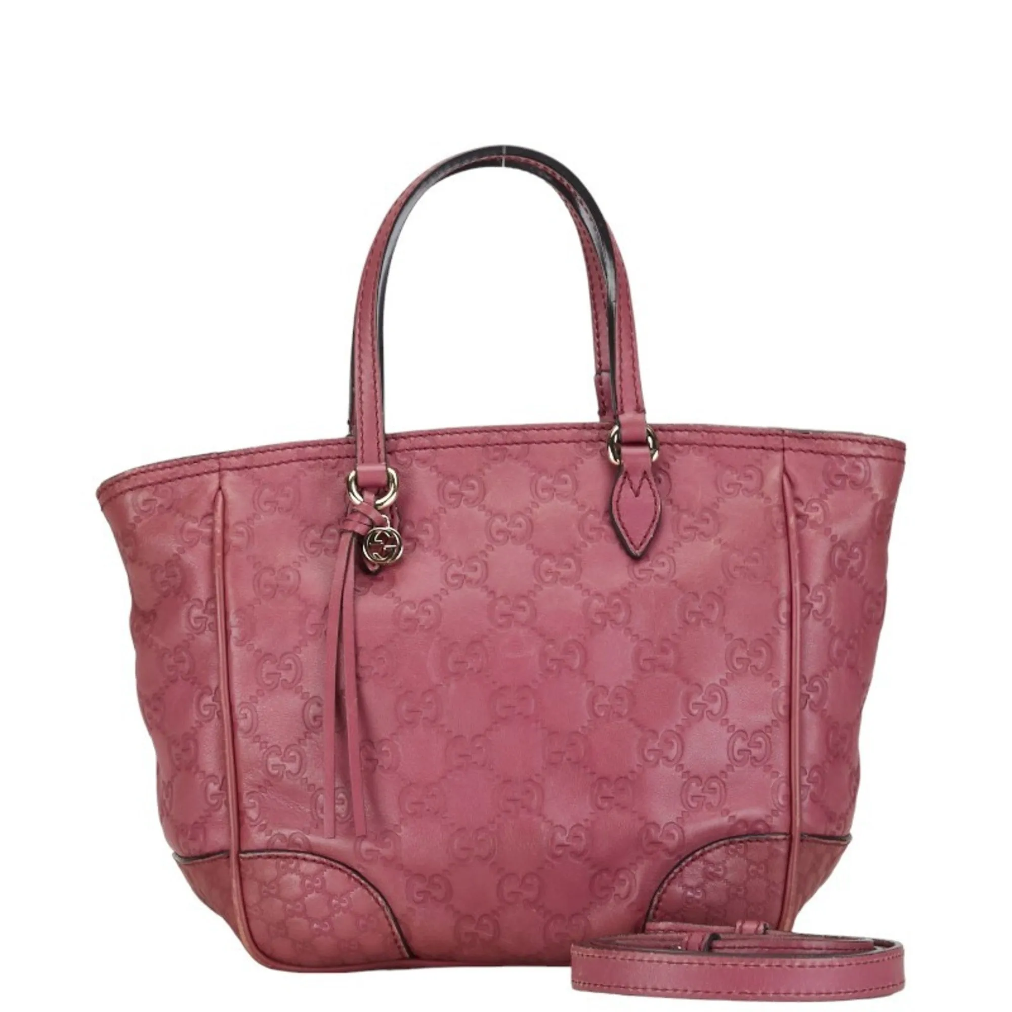 Gucci Guccissima  Leather Handbag Shoulder Bag (Pre-Owned)
