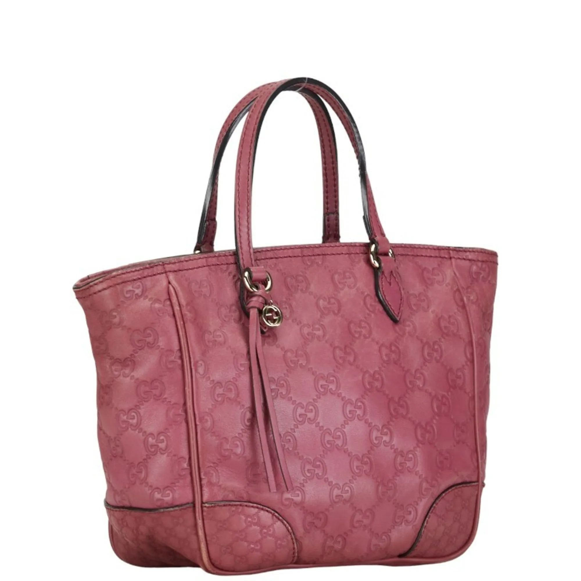 Gucci Guccissima  Leather Handbag Shoulder Bag (Pre-Owned)