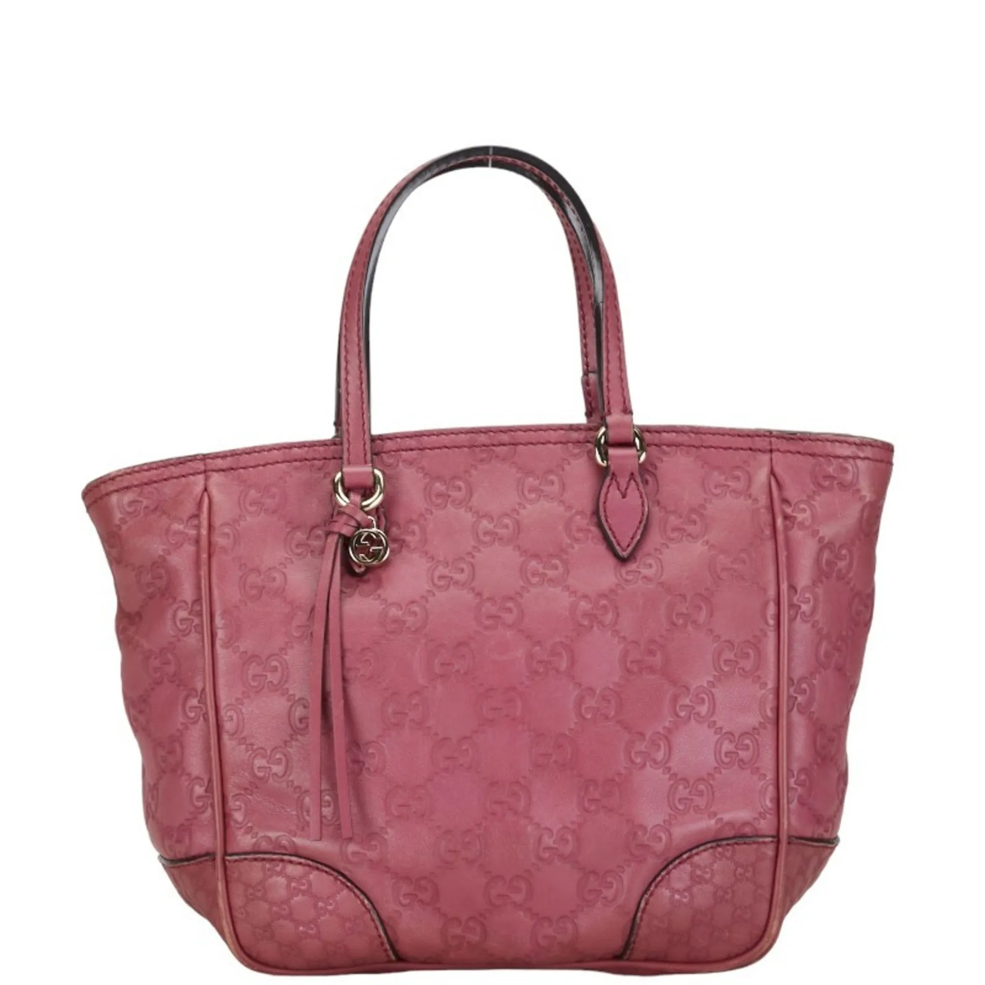 Gucci Guccissima  Leather Handbag Shoulder Bag (Pre-Owned)
