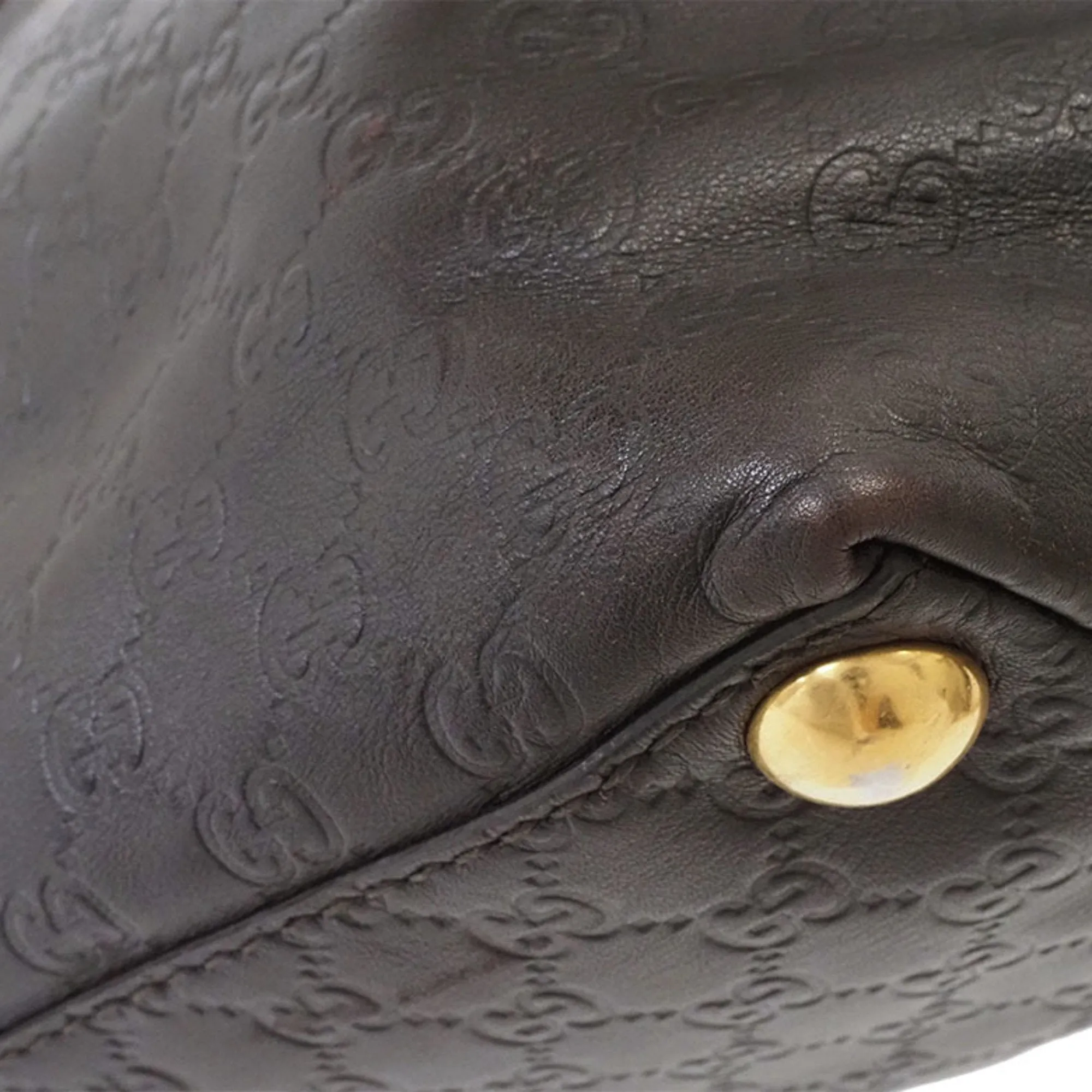 Gucci Guccissima  Leather Shoulder Bag Tote Bag (Pre-Owned)