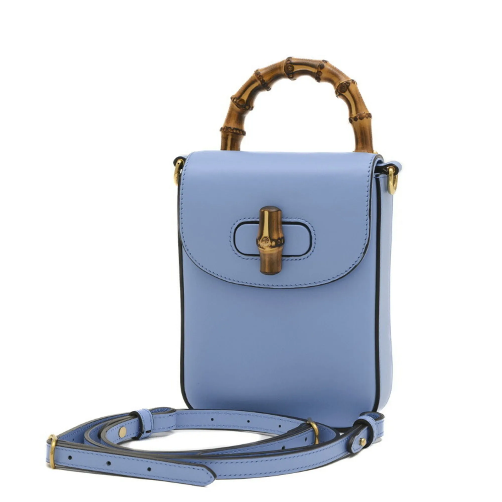 Gucci  Leather Handbag Pochette Shoulder Bag (Pre-Owned)