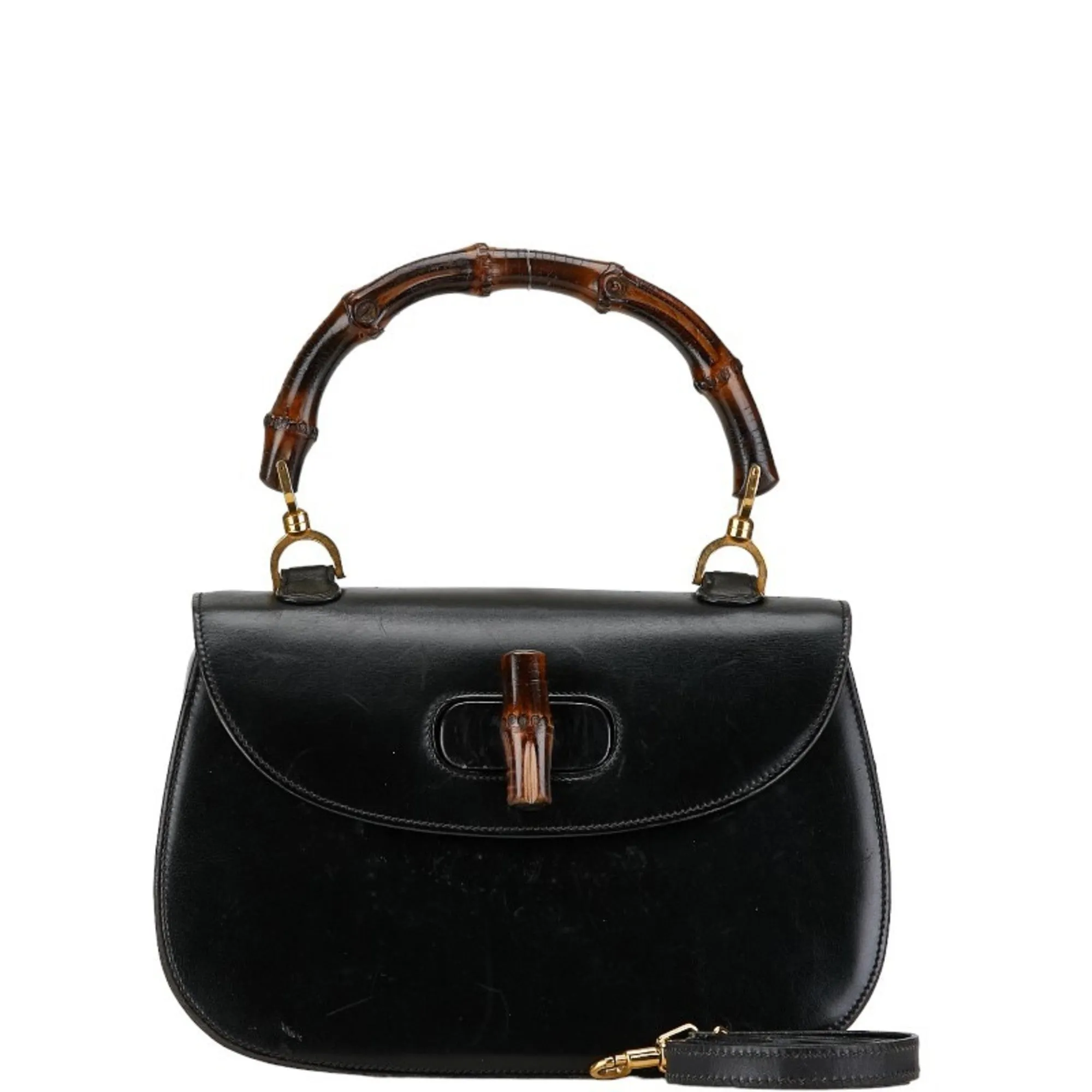 Gucci  Leather Handbag Shoulder Bag (Pre-Owned)