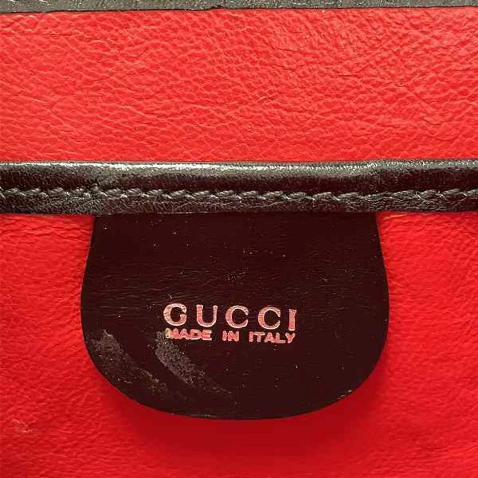 Gucci  Leather Handbag Shoulder Bag (Pre-Owned)