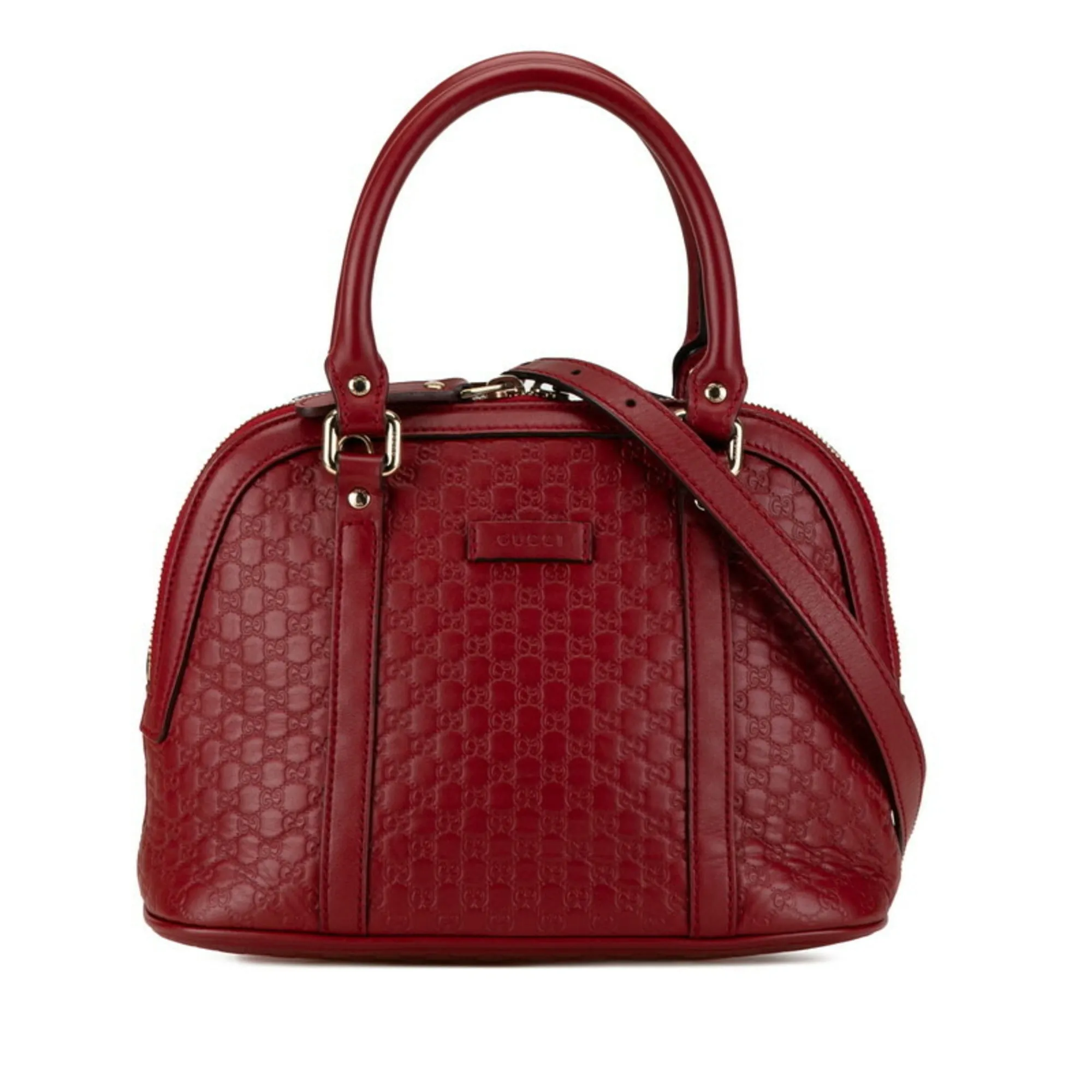 Gucci  Leather Handbag Shoulder Bag (Pre-Owned)