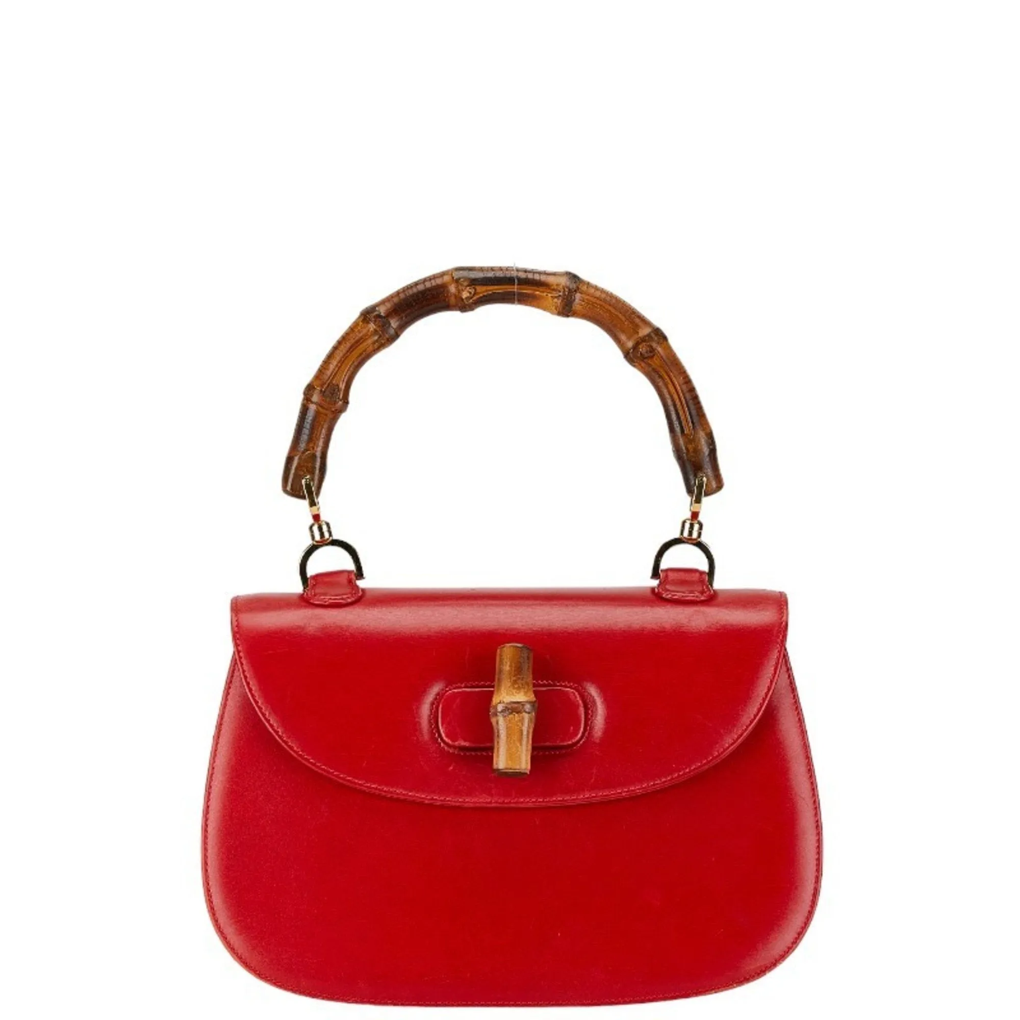 Gucci  Leather Handbag Shoulder Bag (Pre-Owned)