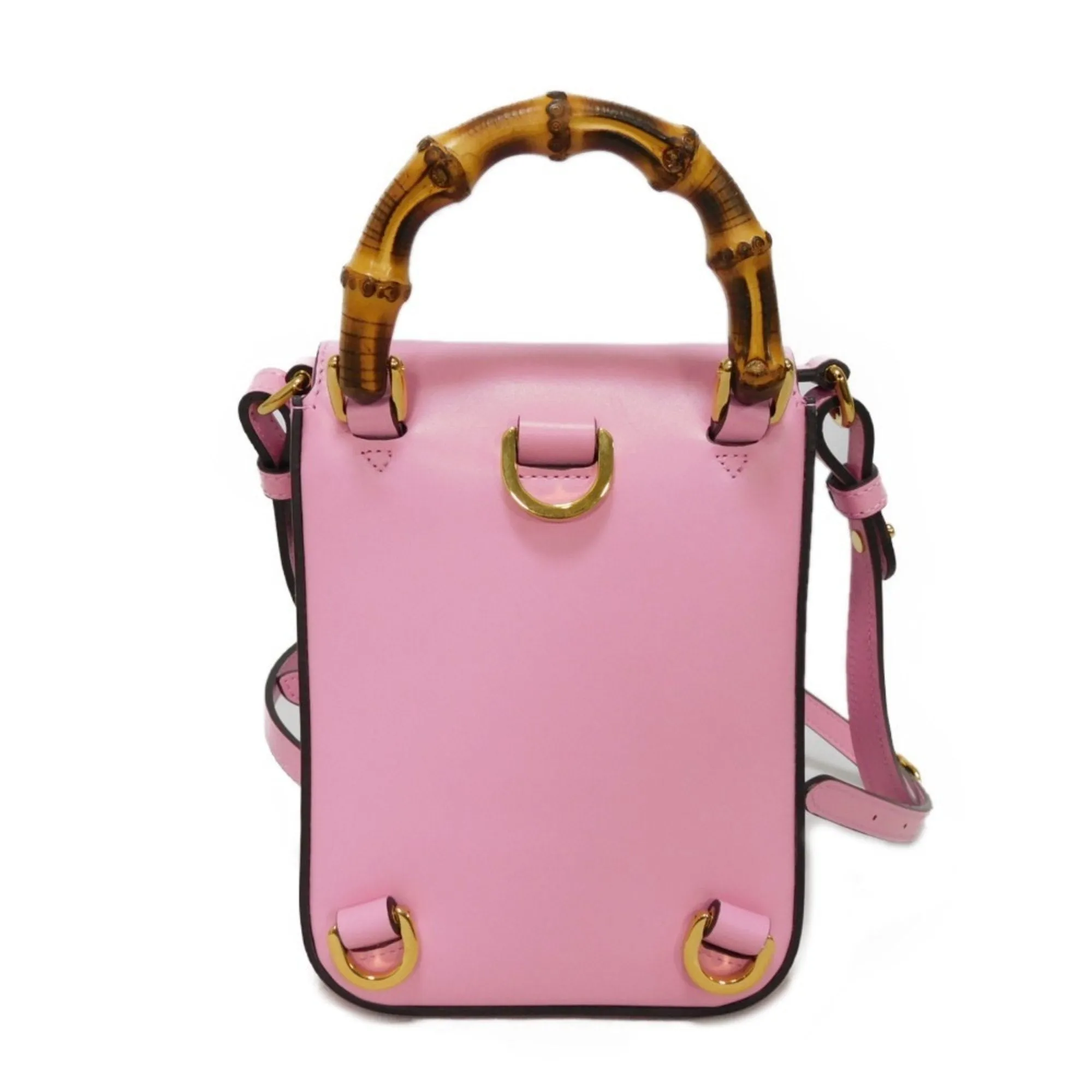 Gucci  Leather Handbag Shoulder Bag (Pre-Owned)