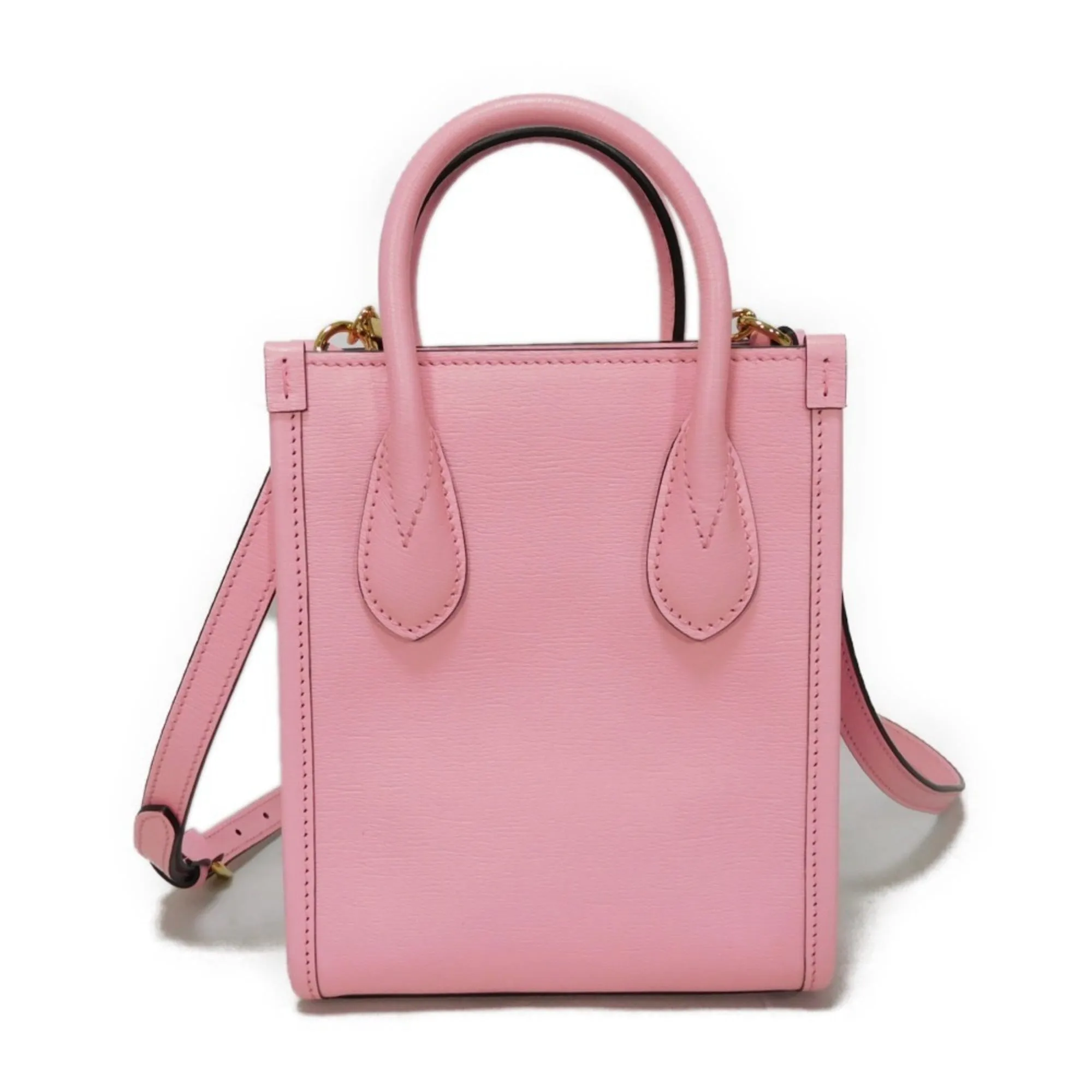 Gucci  Leather Handbag Shoulder Bag (Pre-Owned)