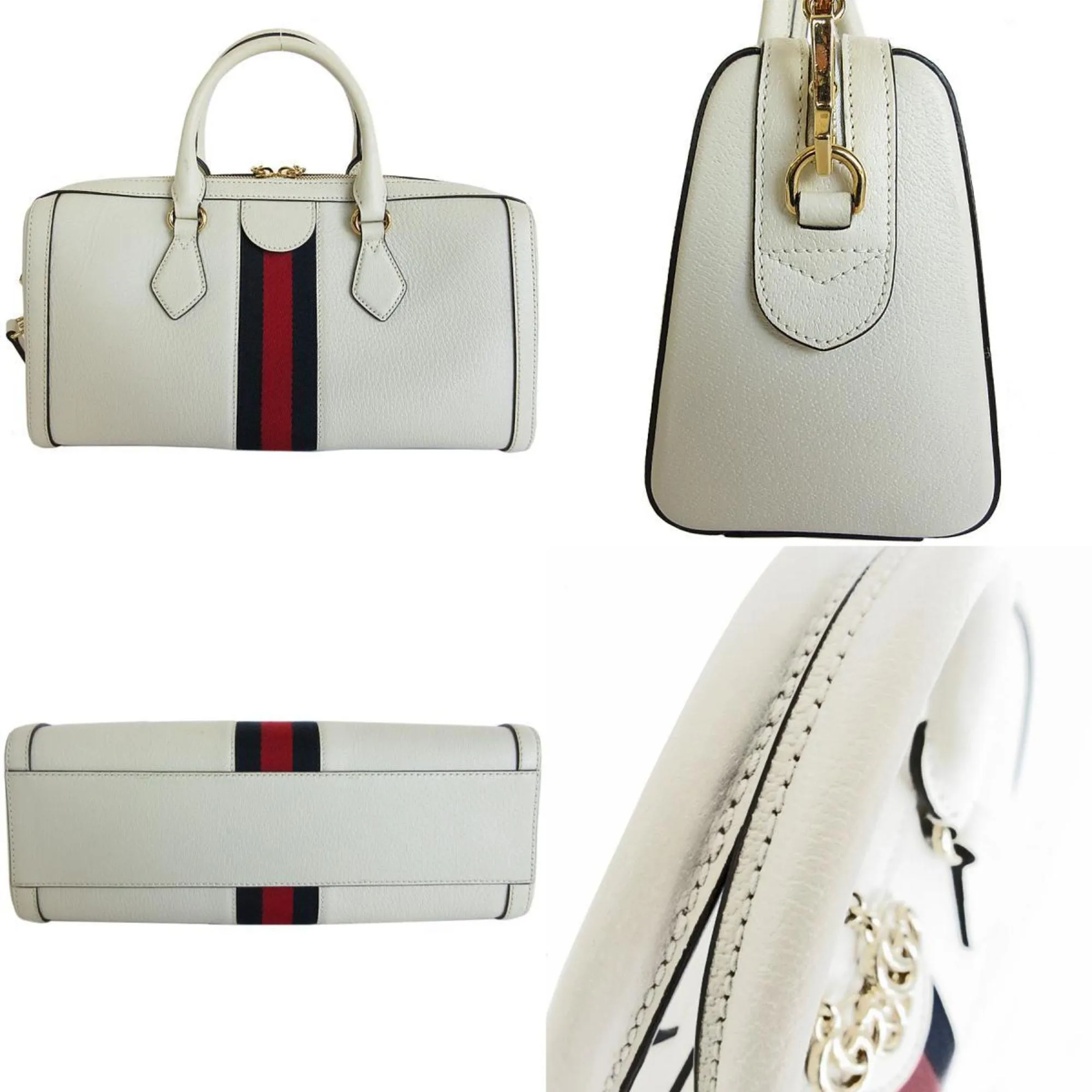 Gucci  Leather Handbag Shoulder Bag (Pre-Owned)