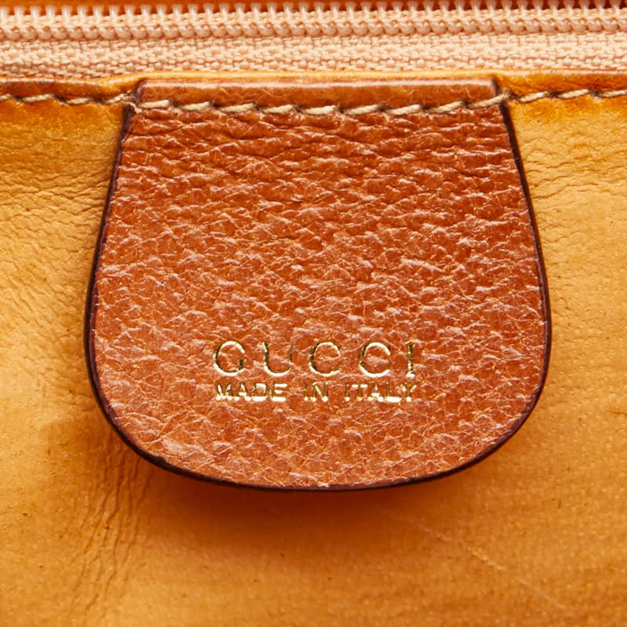 Gucci  Leather Handbag Shoulder Bag (Pre-Owned)