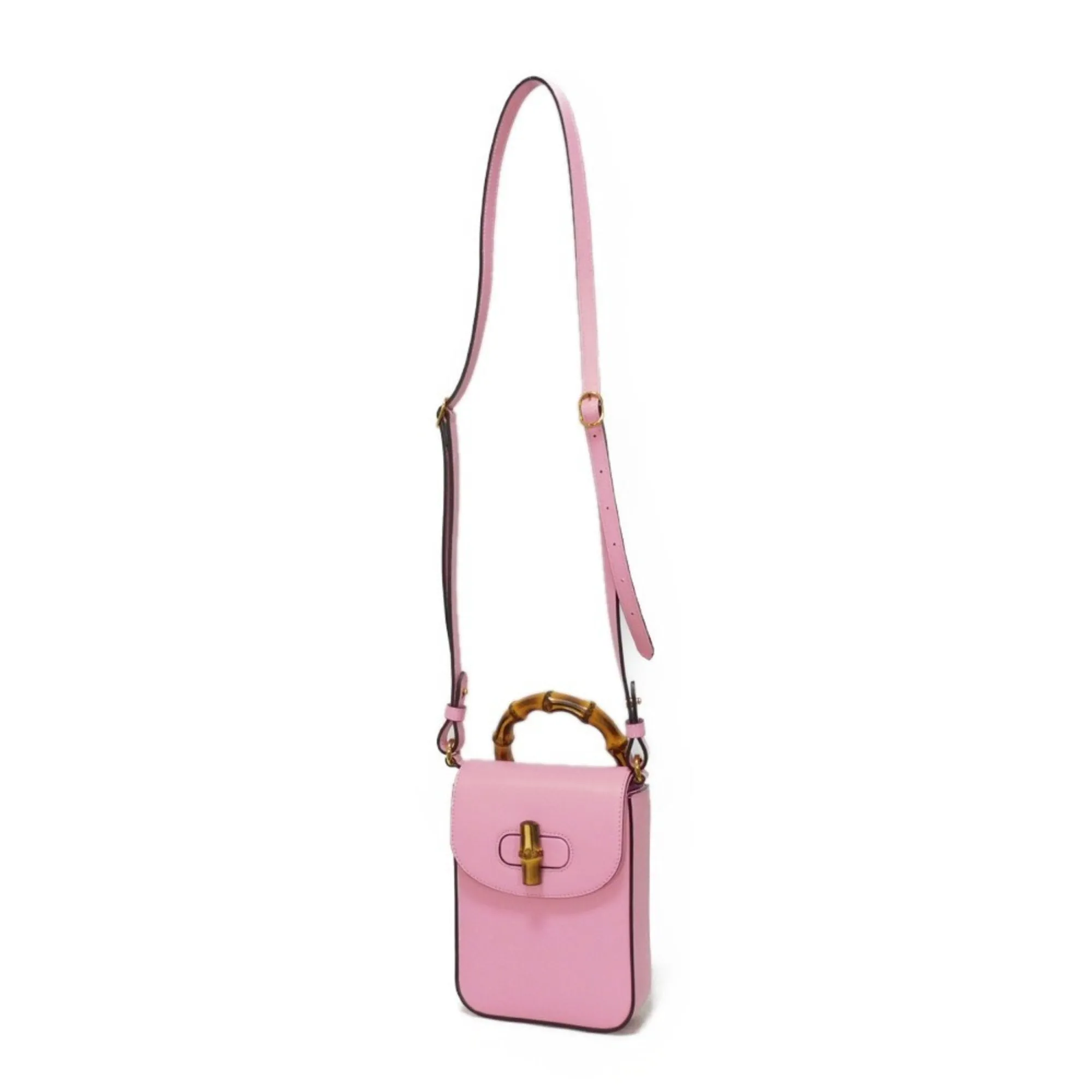 Gucci  Leather Handbag Shoulder Bag (Pre-Owned)