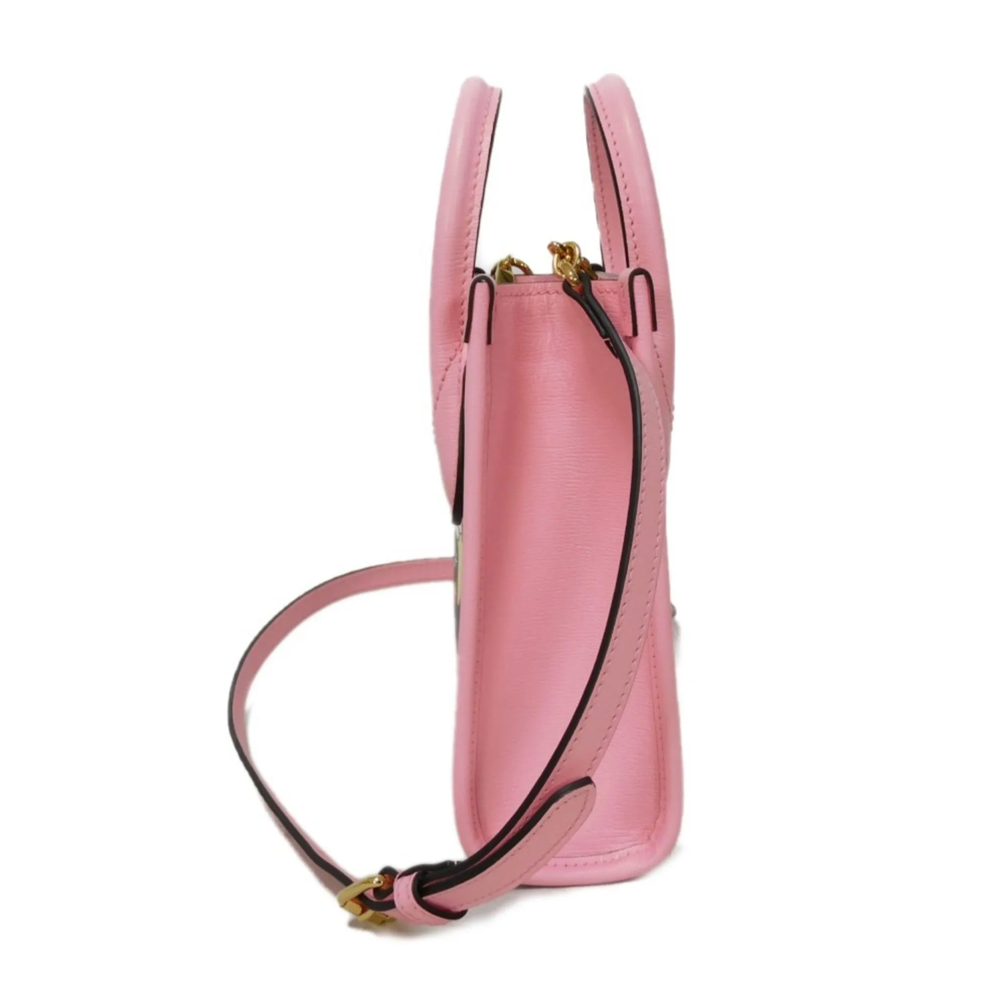 Gucci  Leather Handbag Shoulder Bag (Pre-Owned)