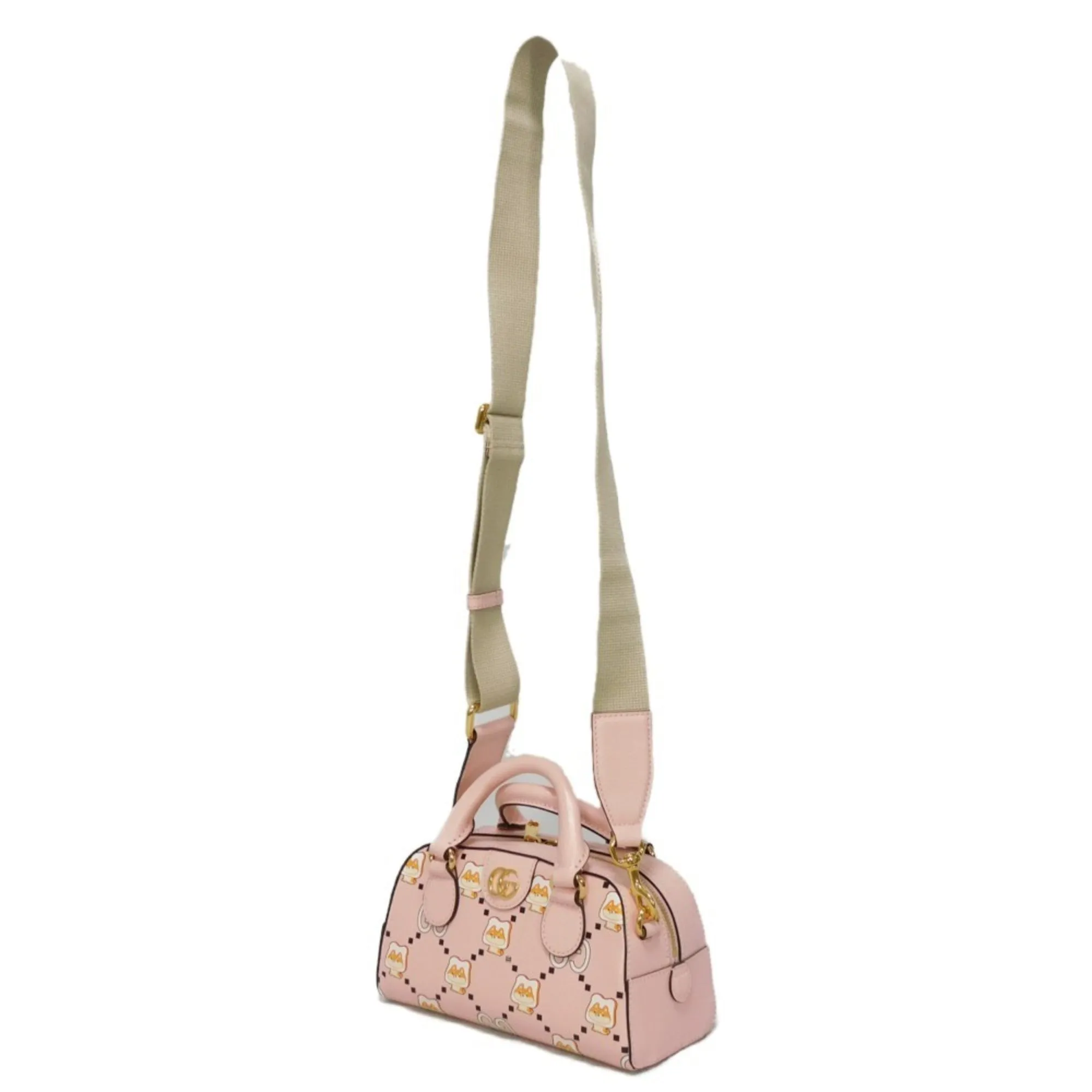 Gucci  Leather Handbag Shoulder Bag (Pre-Owned)