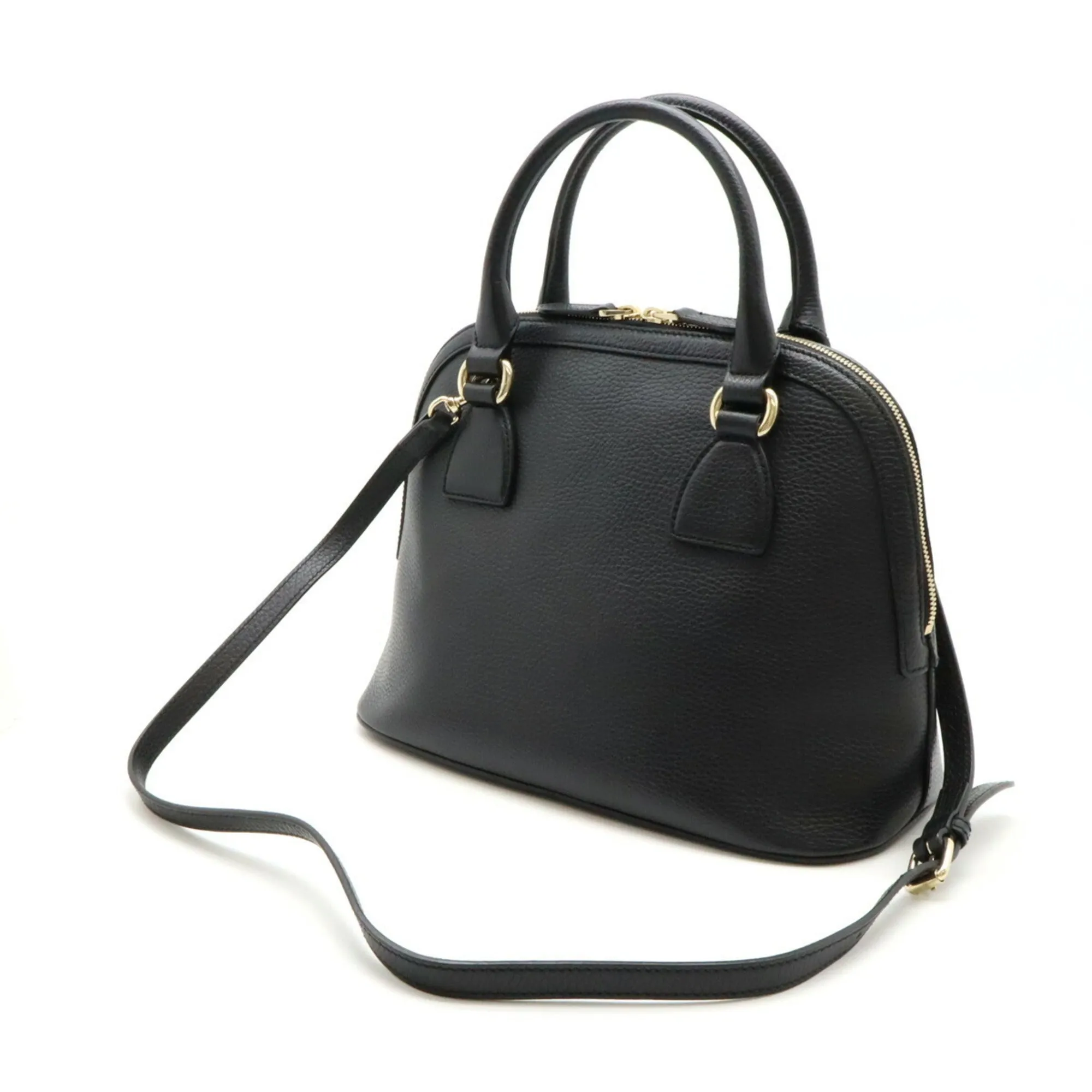 Gucci  Leather Handbag Shoulder Bag (Pre-Owned)