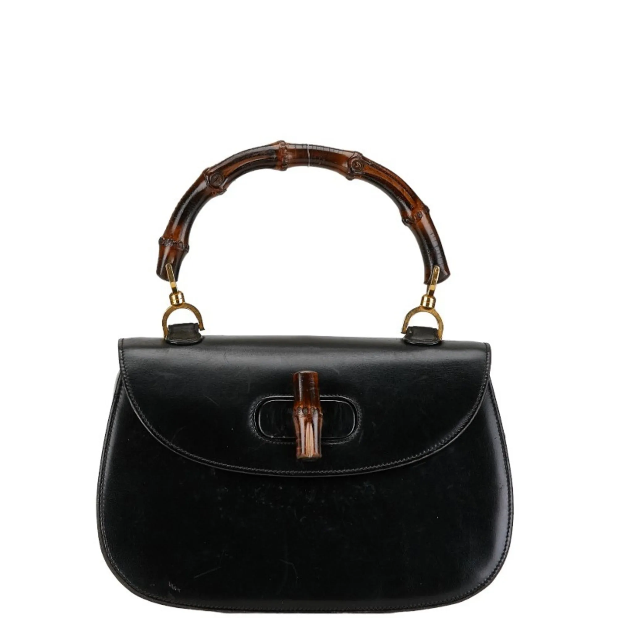 Gucci  Leather Handbag Shoulder Bag (Pre-Owned)