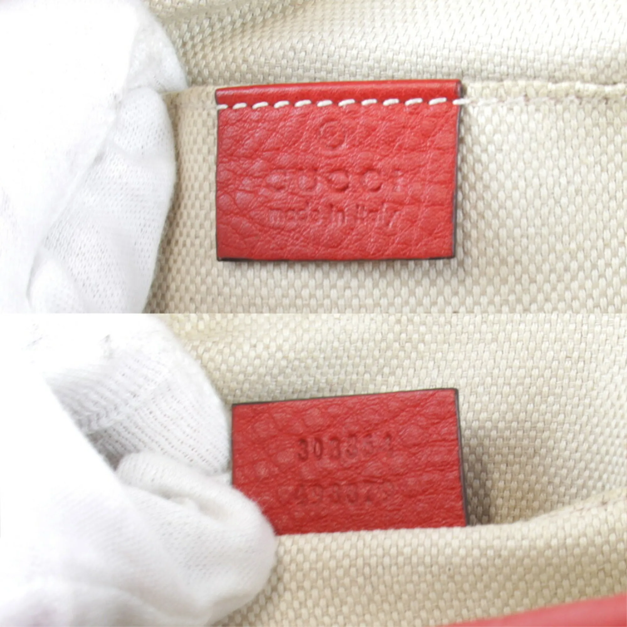 Gucci  Leather Shoulder Bag (Pre-Owned)