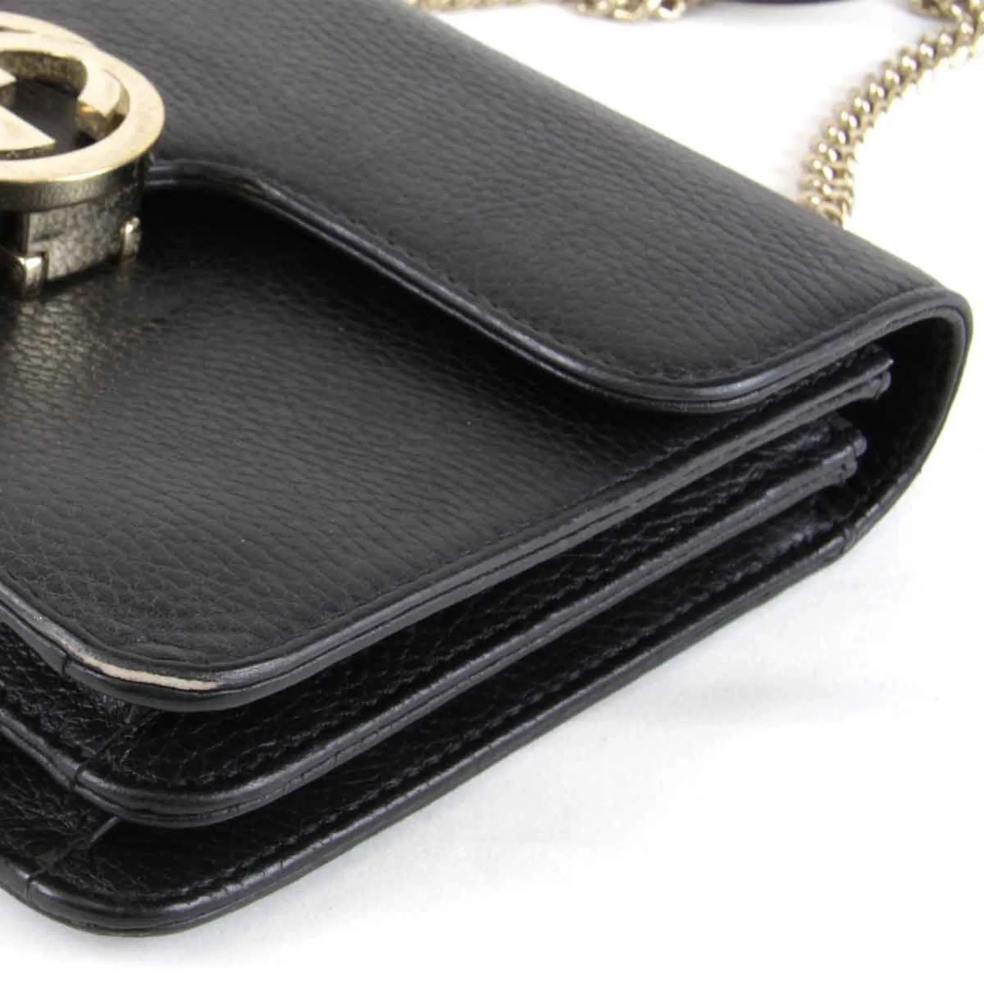 Gucci  Leather Shoulder Bag (Pre-Owned)