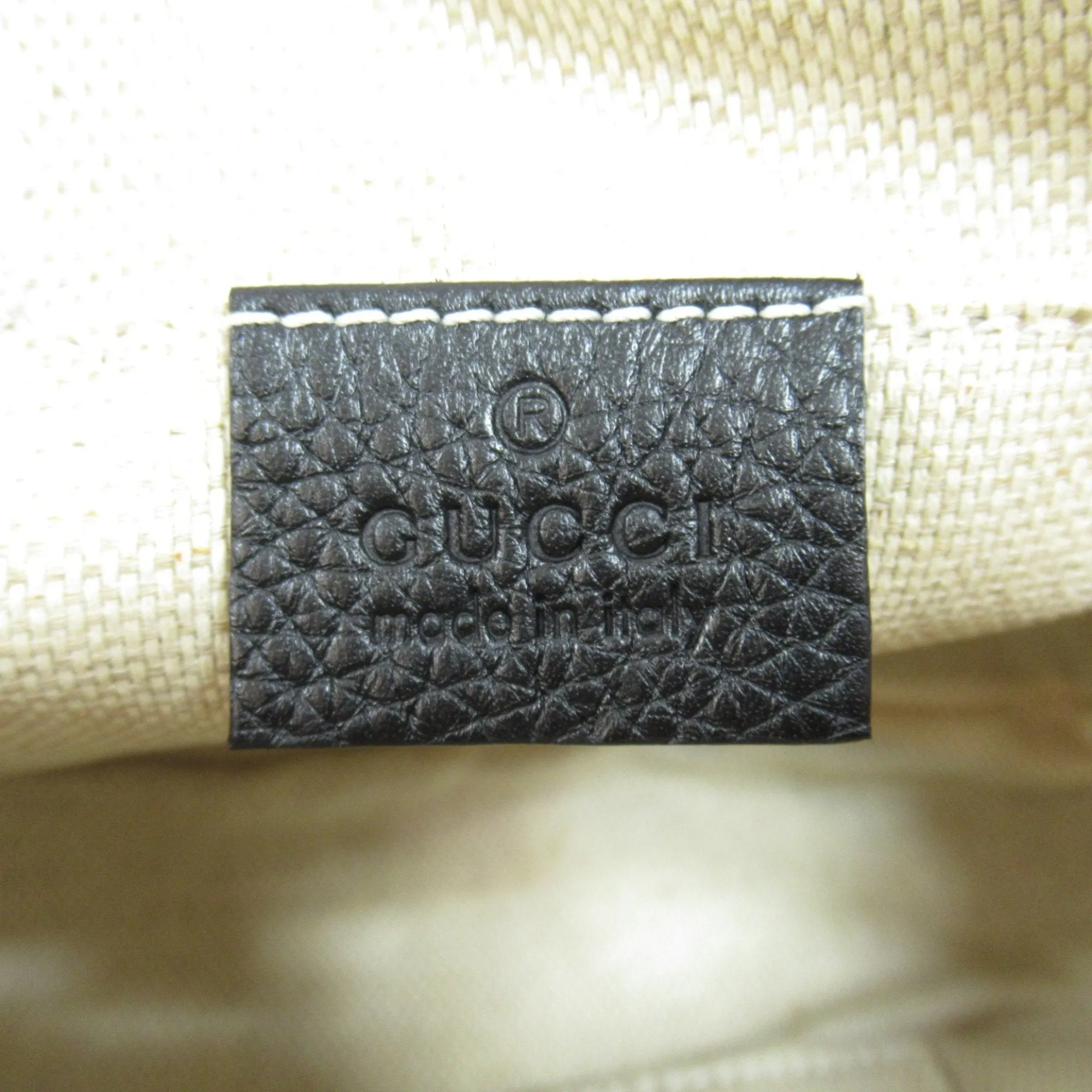 Gucci  Leather Shoulder Bag (Pre-Owned)