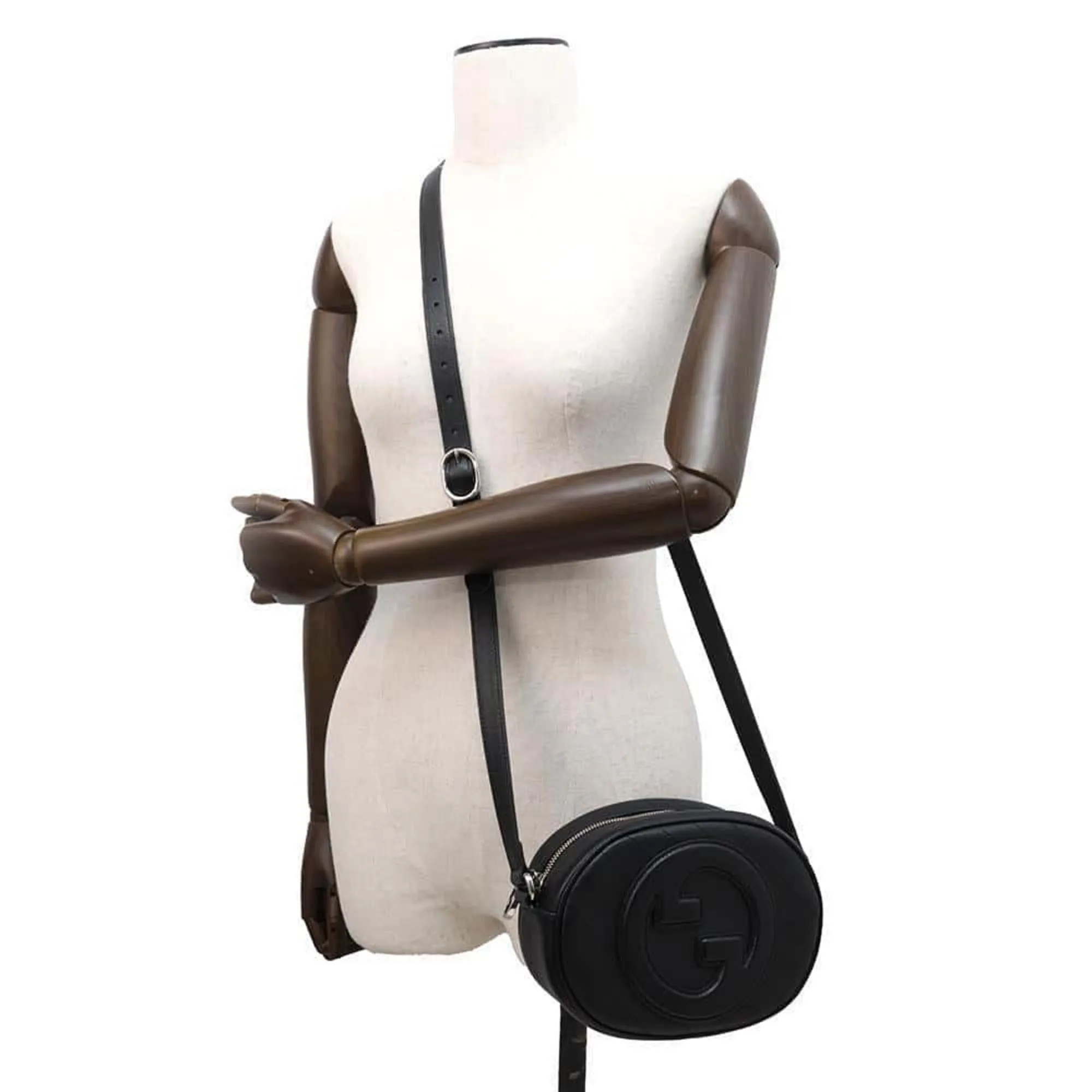 Gucci  Leather Shoulder Bag (Pre-Owned)