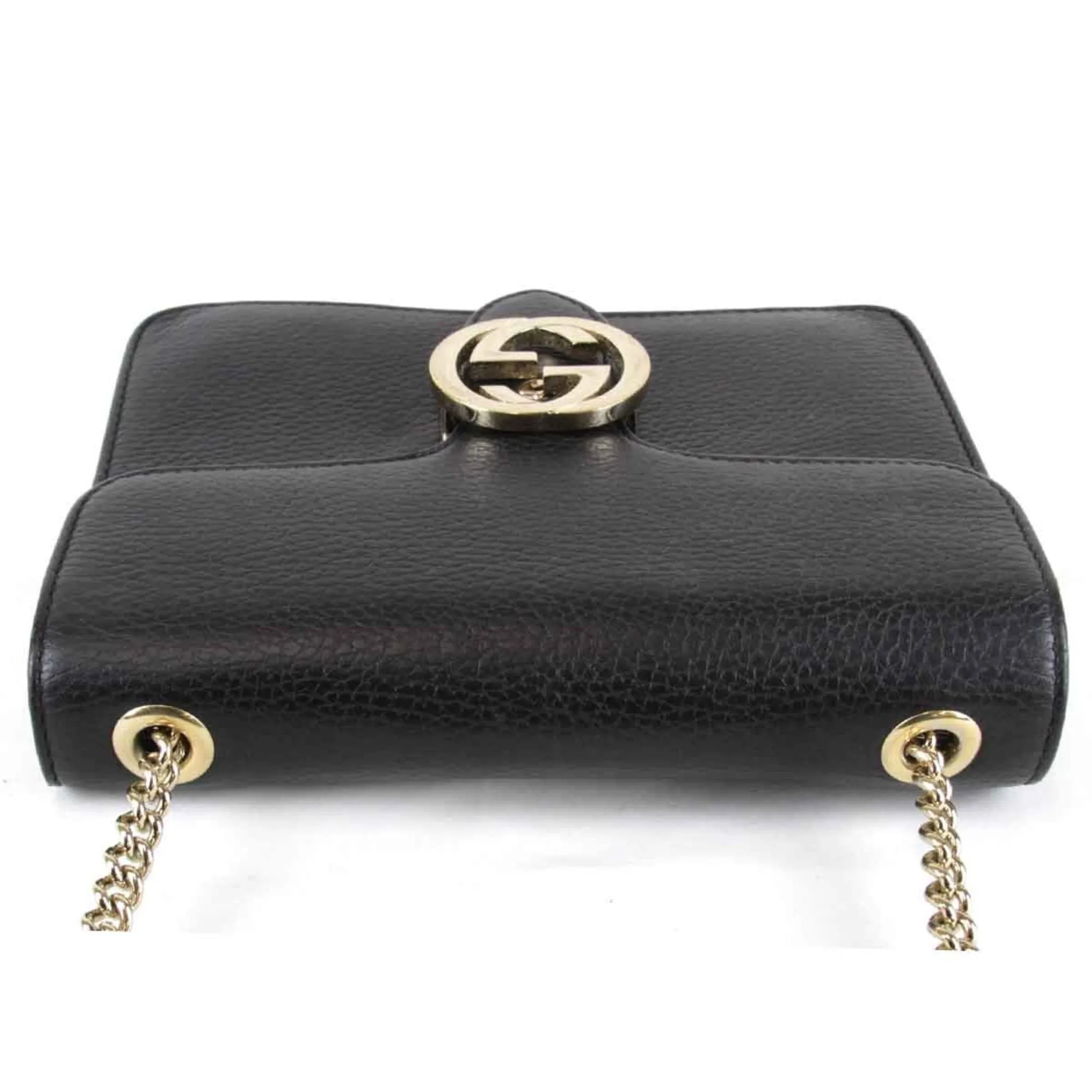 Gucci  Leather Shoulder Bag (Pre-Owned)