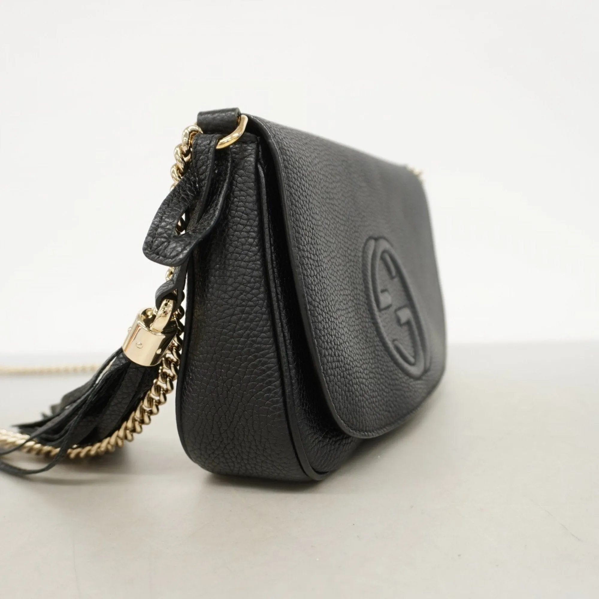 Gucci  Leather Shoulder Bag (Pre-Owned)