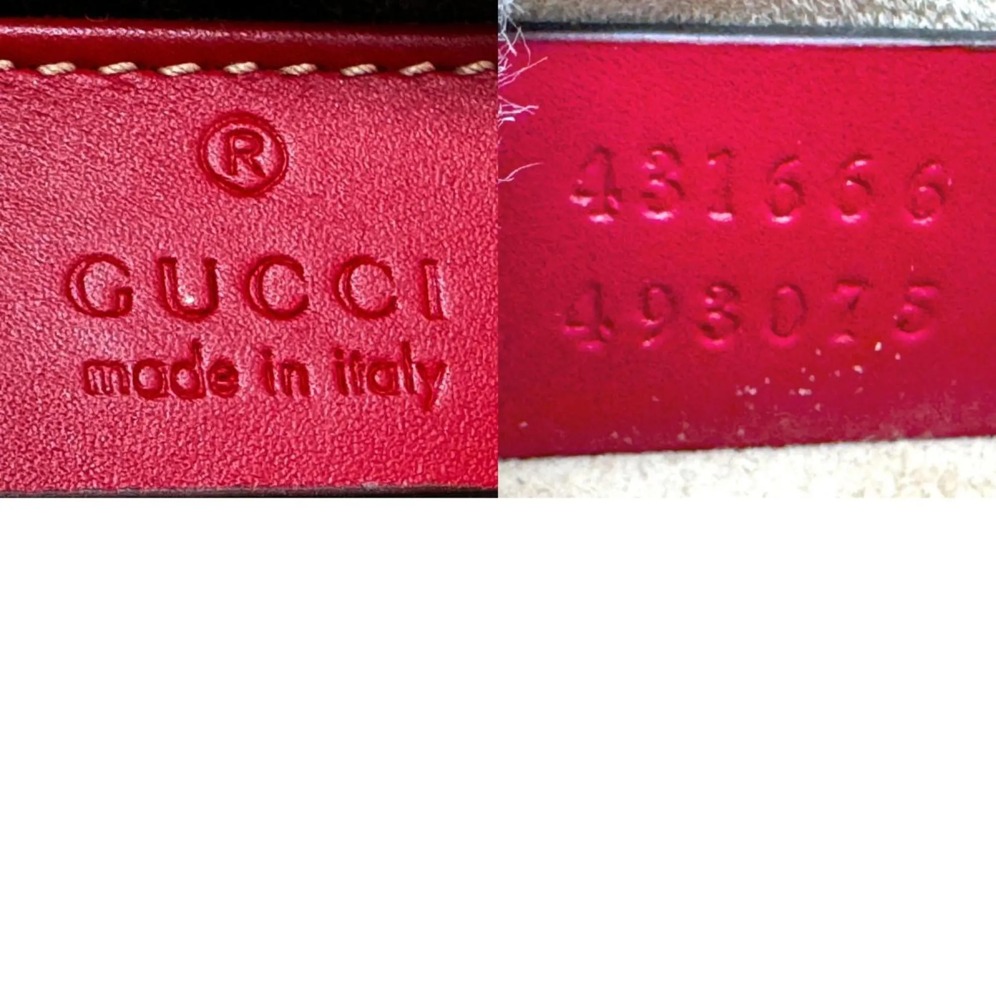 Gucci  Leather Shoulder Bag (Pre-Owned)