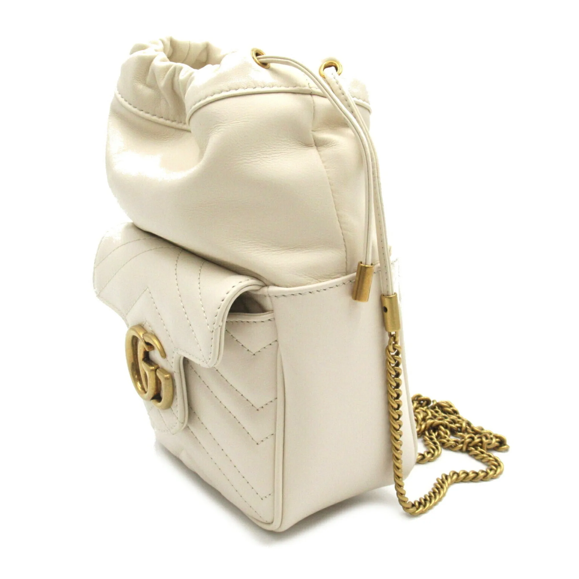 Gucci  Leather Shoulder Bag (Pre-Owned)