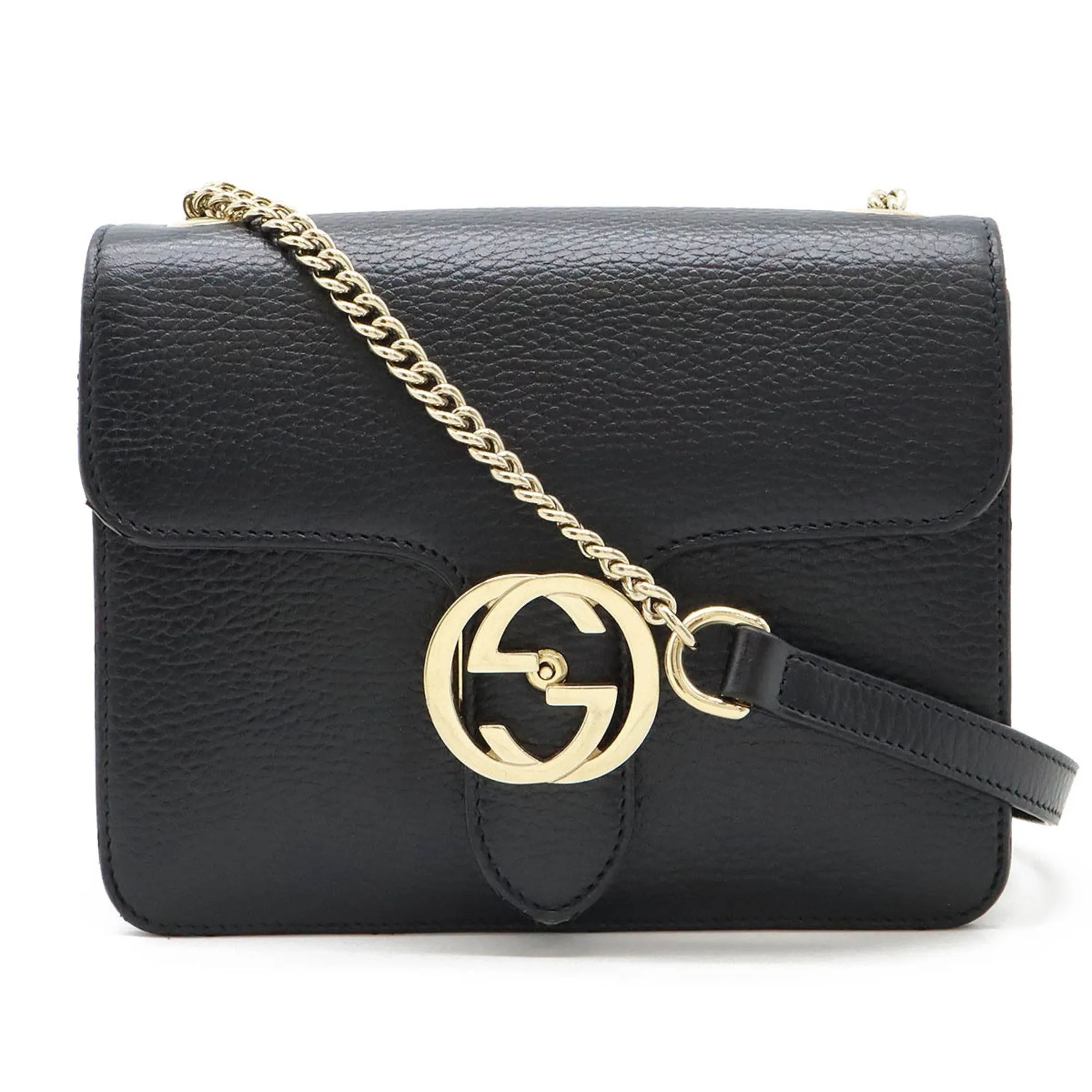 Gucci  Leather Shoulder Bag (Pre-Owned)