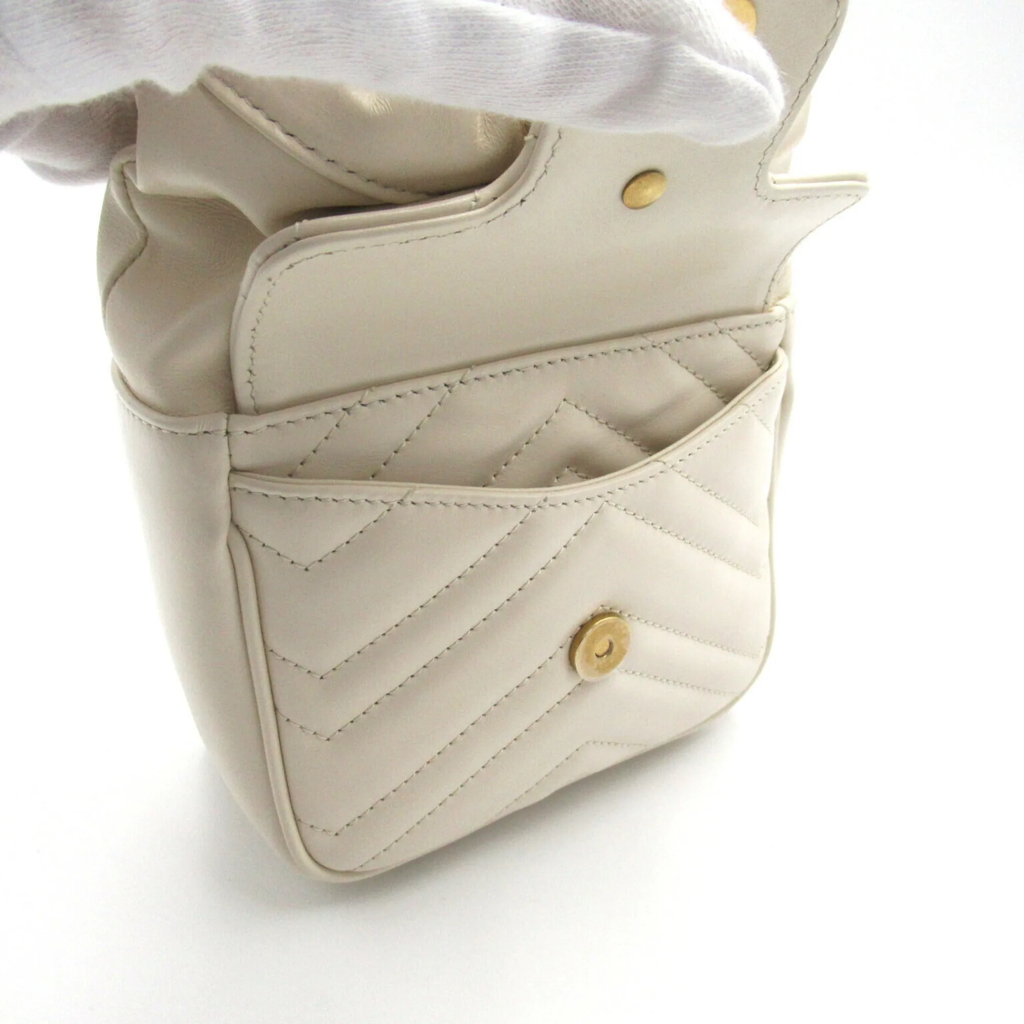 Gucci  Leather Shoulder Bag (Pre-Owned)