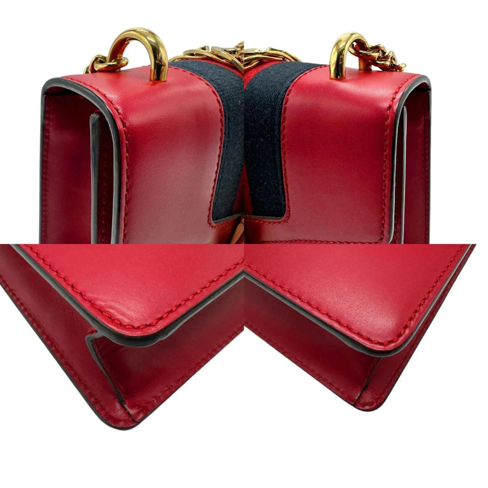 Gucci  Leather Shoulder Bag (Pre-Owned)