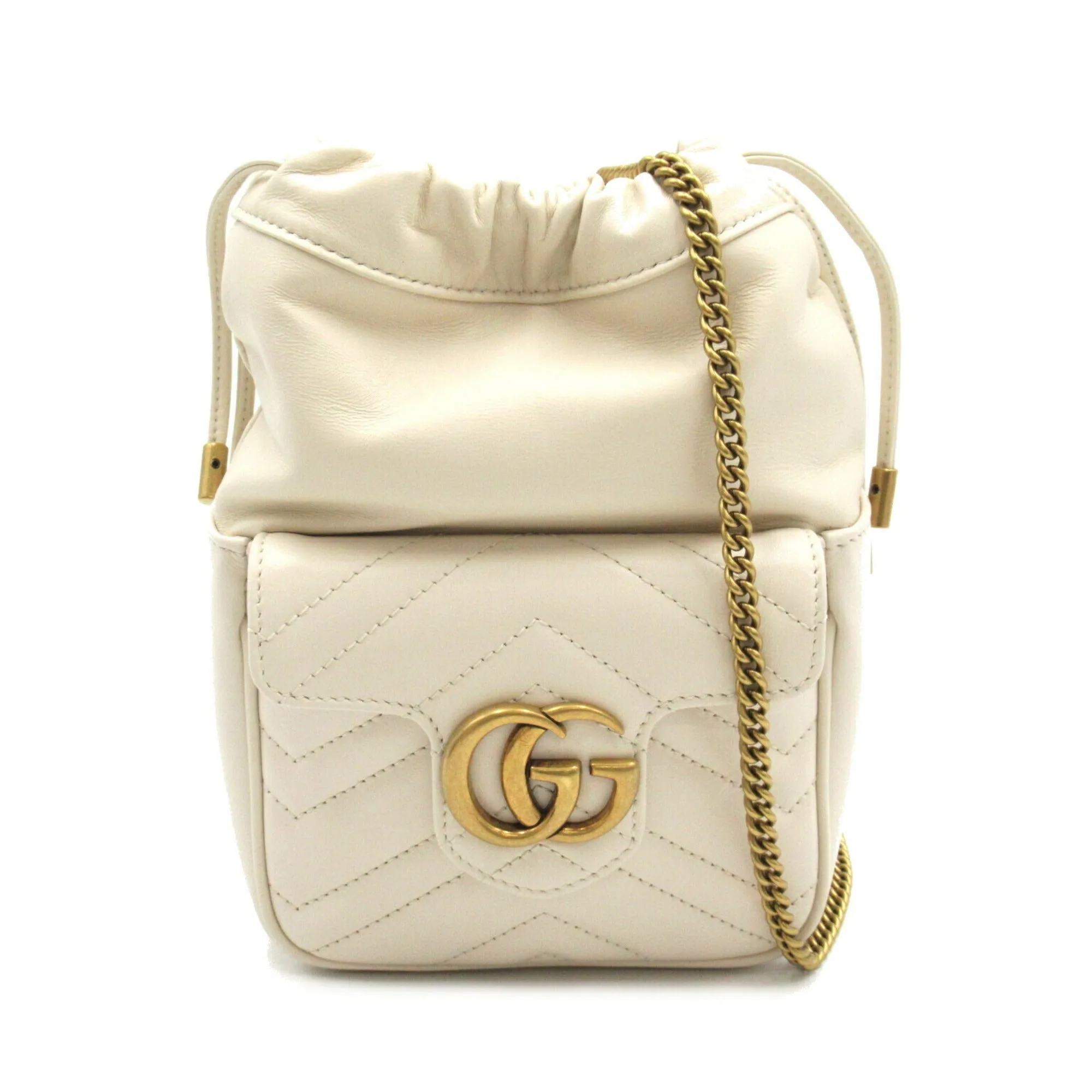 Gucci  Leather Shoulder Bag (Pre-Owned)